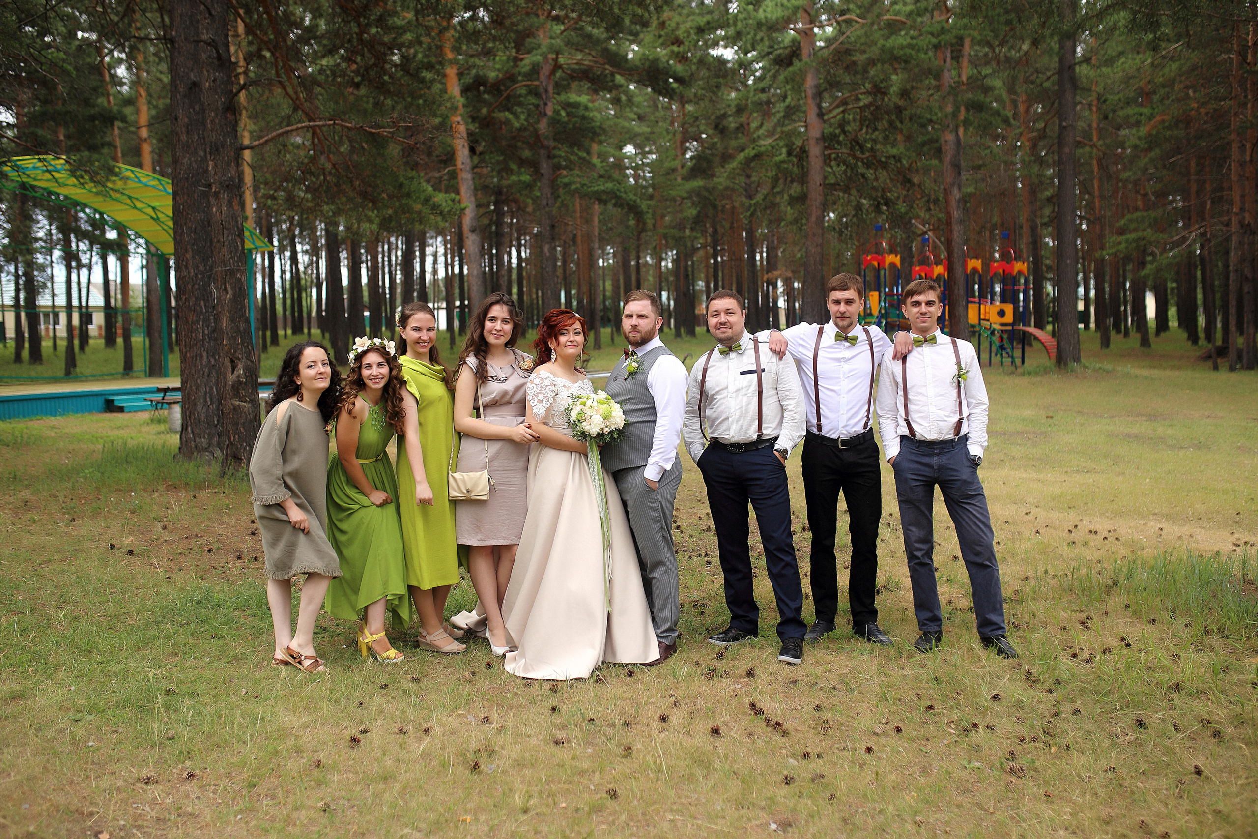 Свадьба в Иркутске, групповая фотография