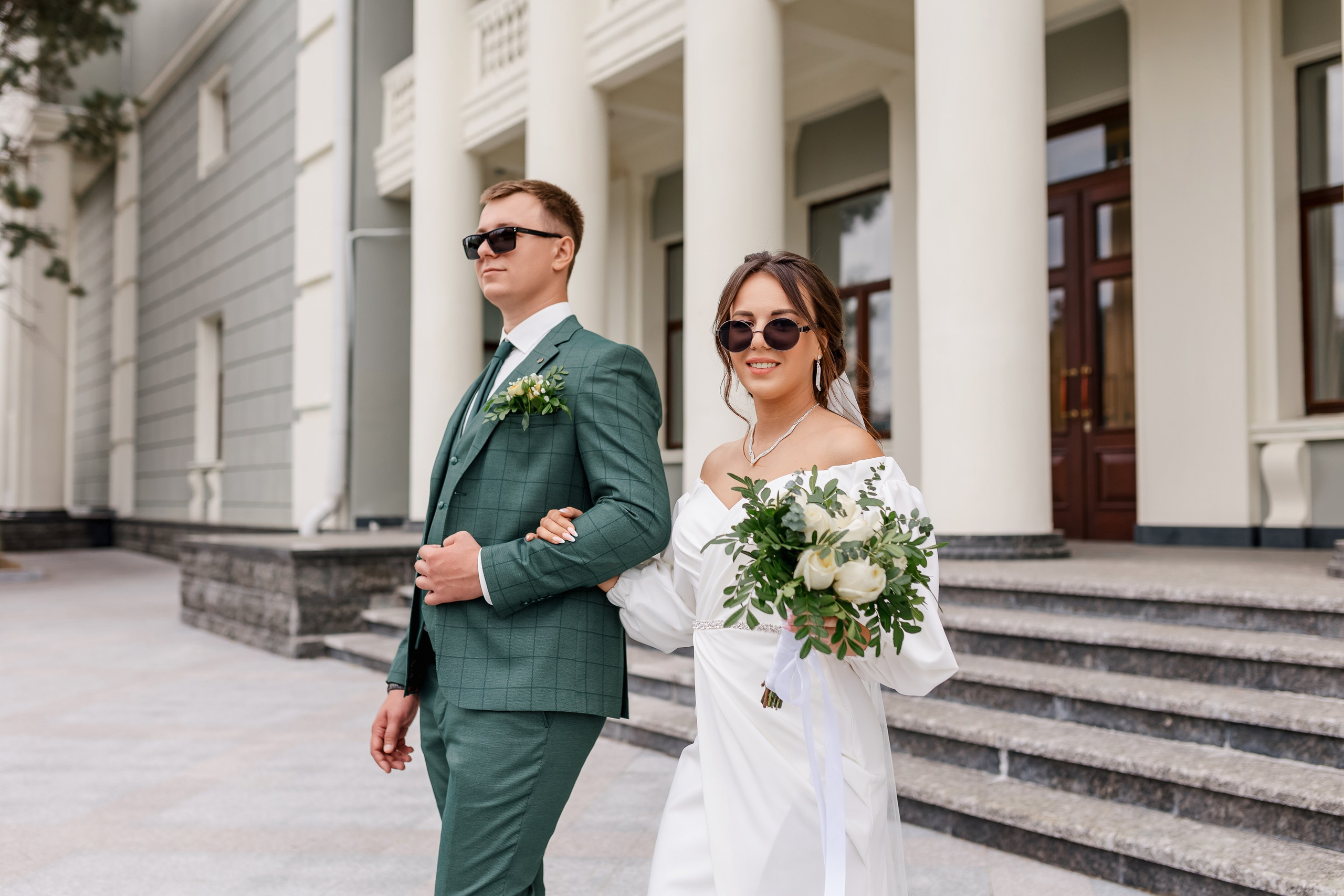 Олег и Юлия. Свадебная прогулка. Свадебный фотограф в Хабаровске