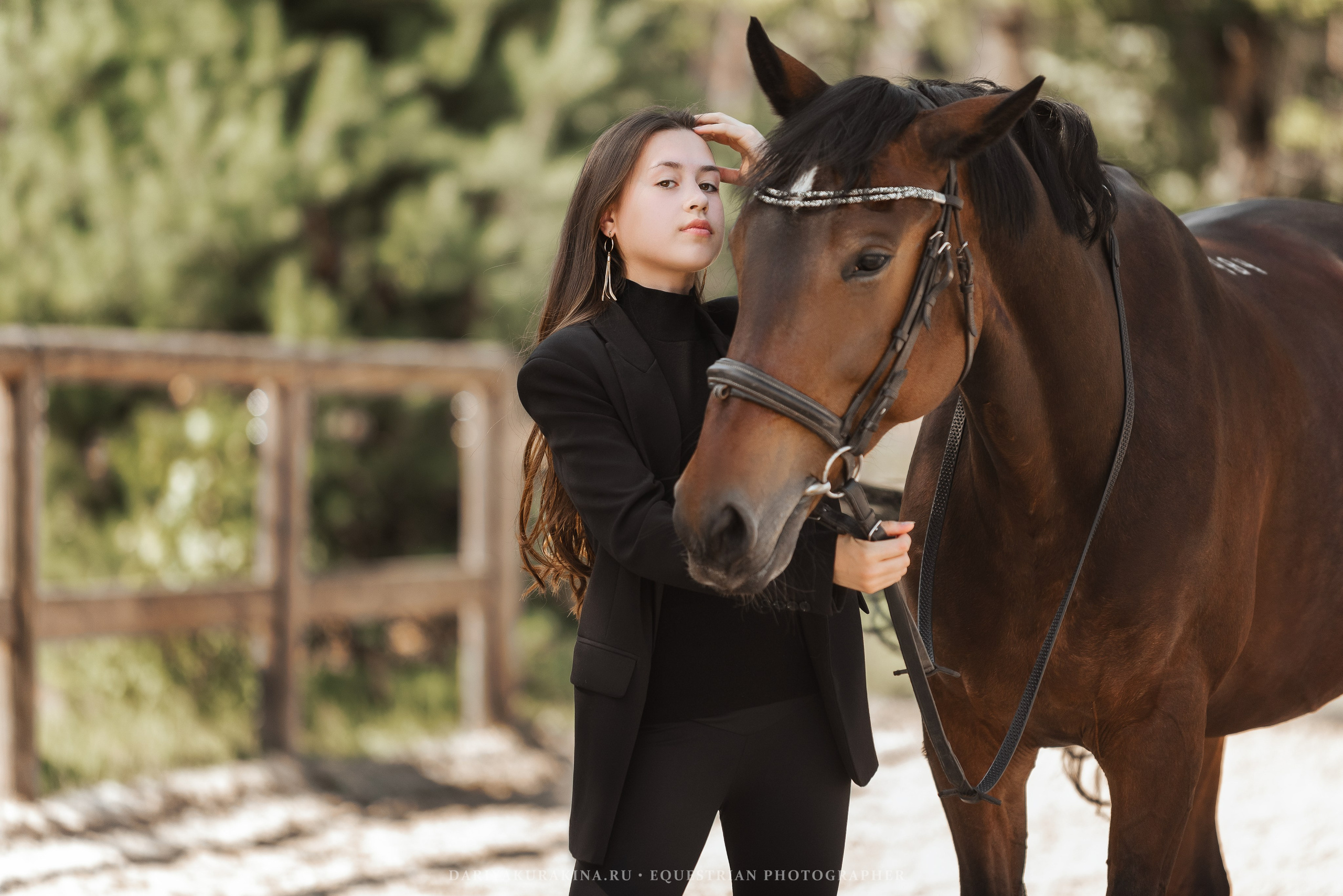 Полина и Заправа. Конный фотограф Куракина Дарья • Фотосессии с лошадьми