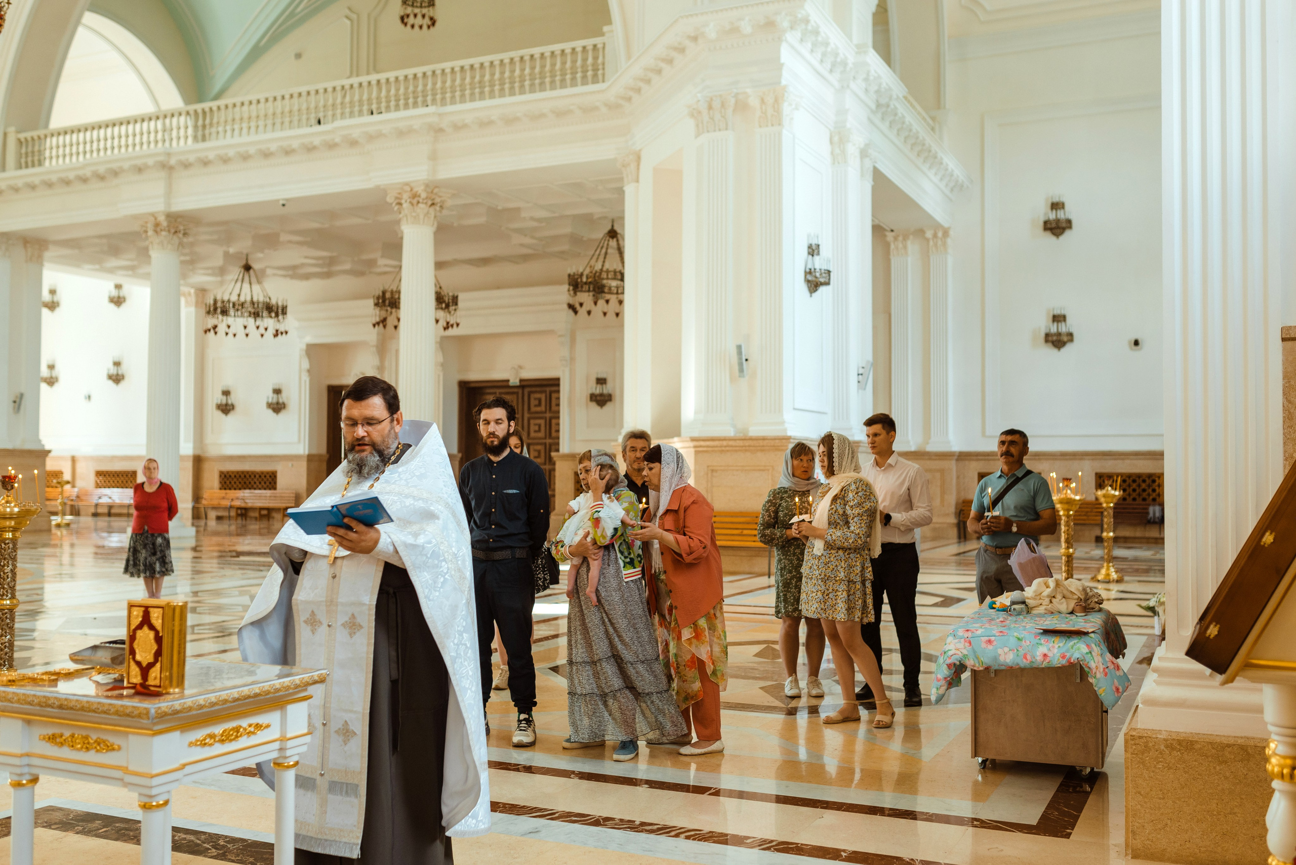 Крещение Сони. Спасский кафедральный собор. Свадебный и семейный Фотограф в Пензе Татьяна Лапоногова