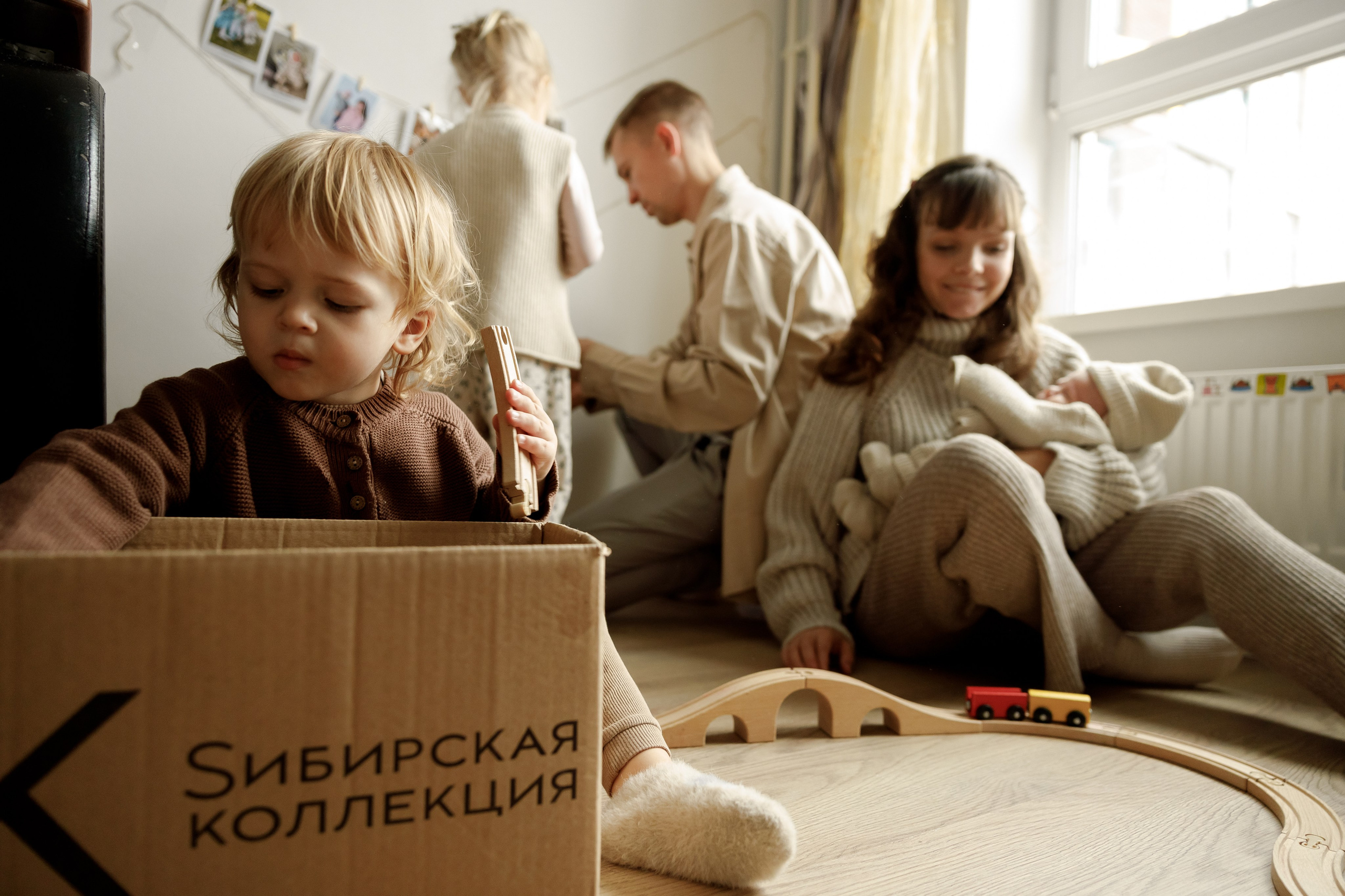 Домашняя семейная съёмка. Фотограф Москва