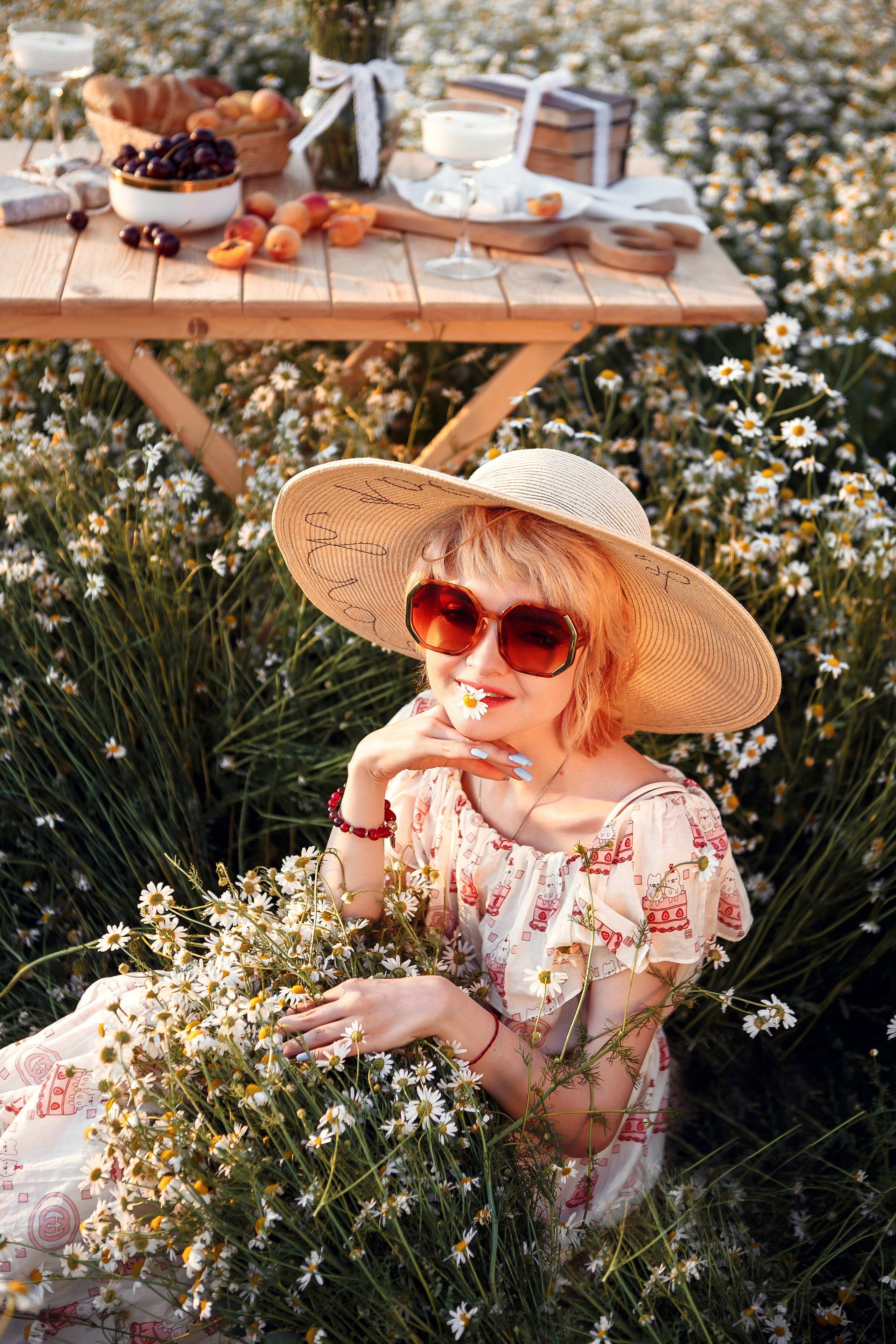 Завтрак в ромашках. Фотограф в Иваново и других городах Ирина Сметанкина