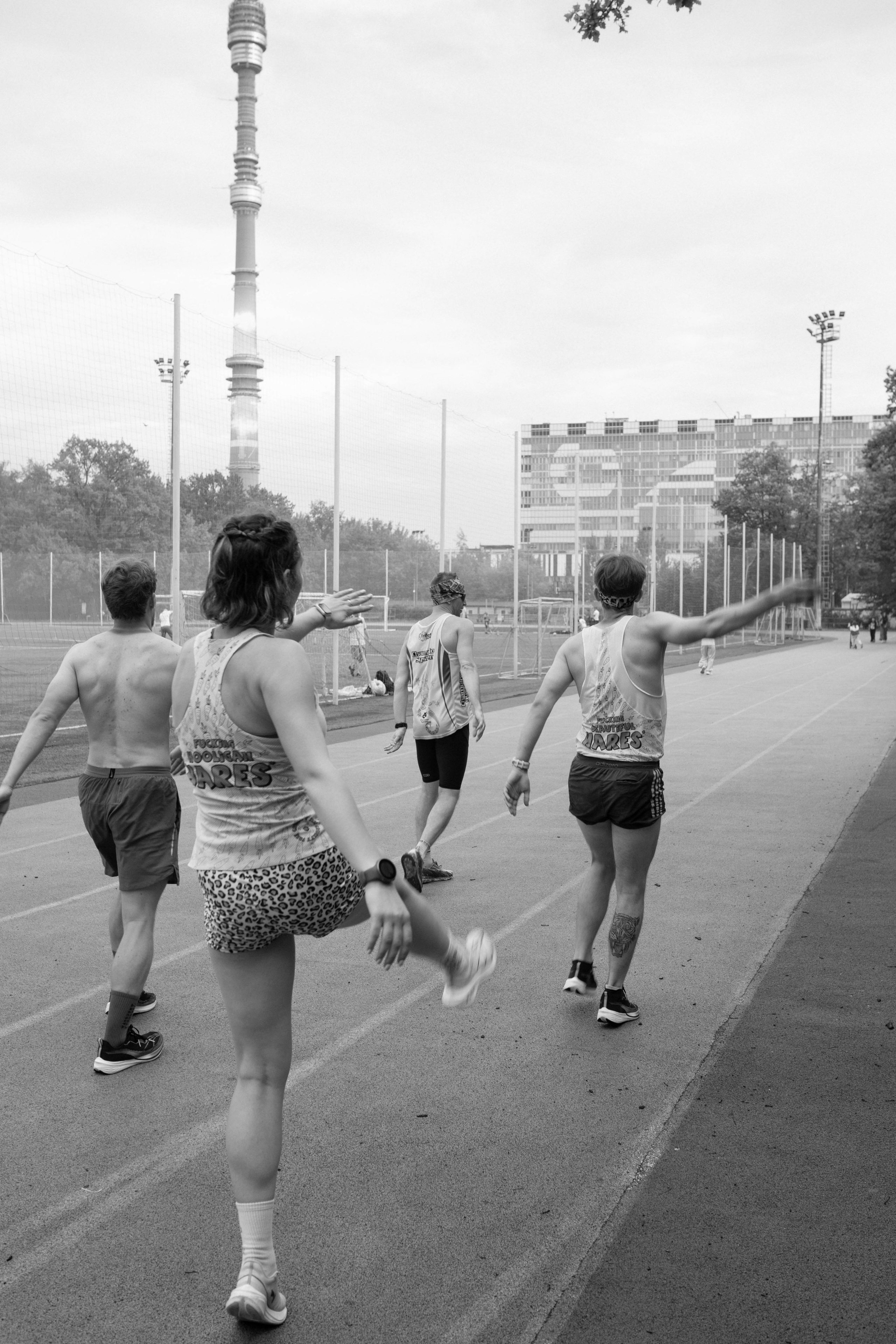 Тренировка сквозь призму чб. Александра Мельниченко/ Бегающий фотограф