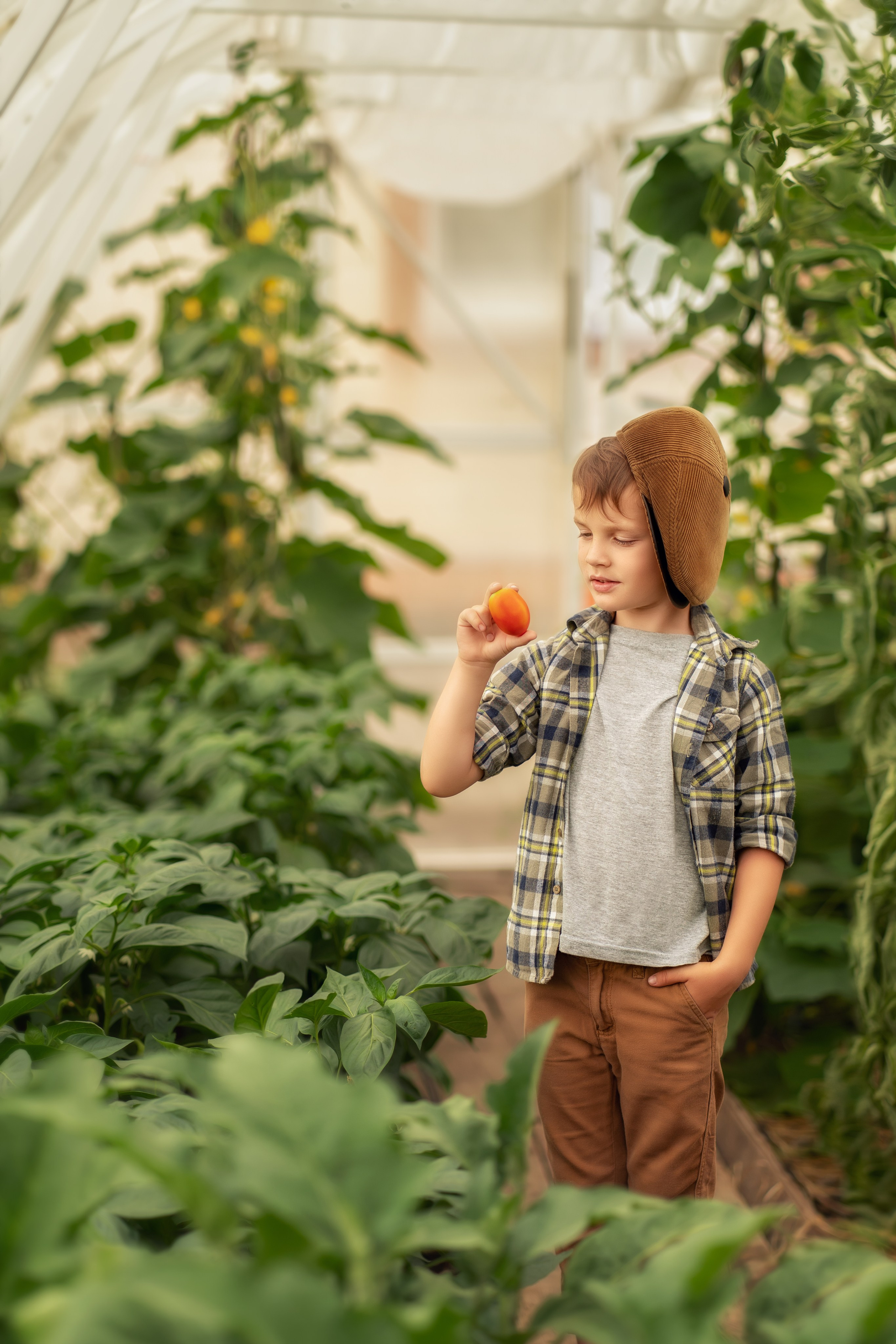 Фотоистория «В теплице». Семейный и детский фотограф Фрязино, Щелково Юлия Март