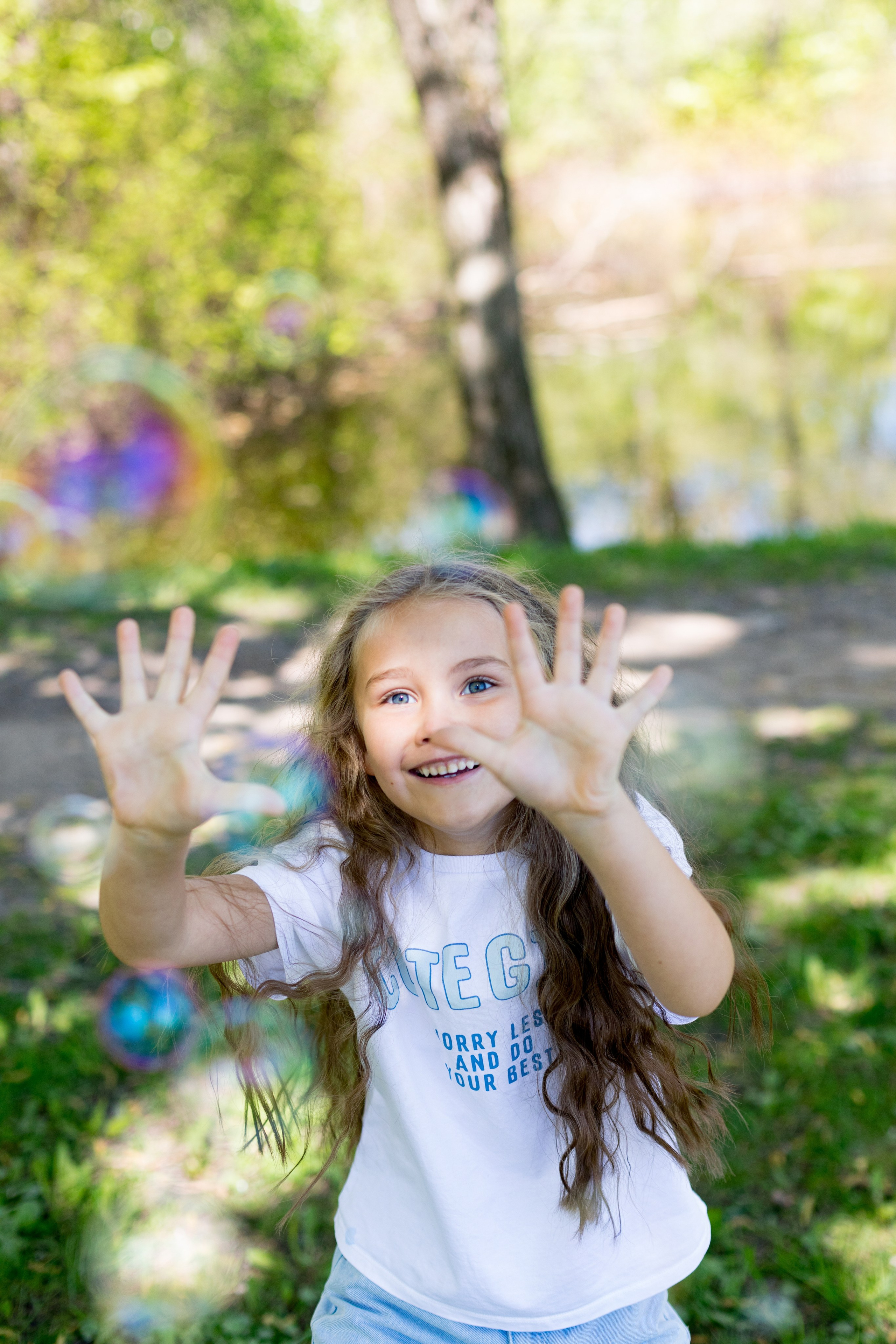 Фотосессия мамы и дочки в Парке Победы. Детский и контент фотограф Надя Волкова Санкт-Петербург