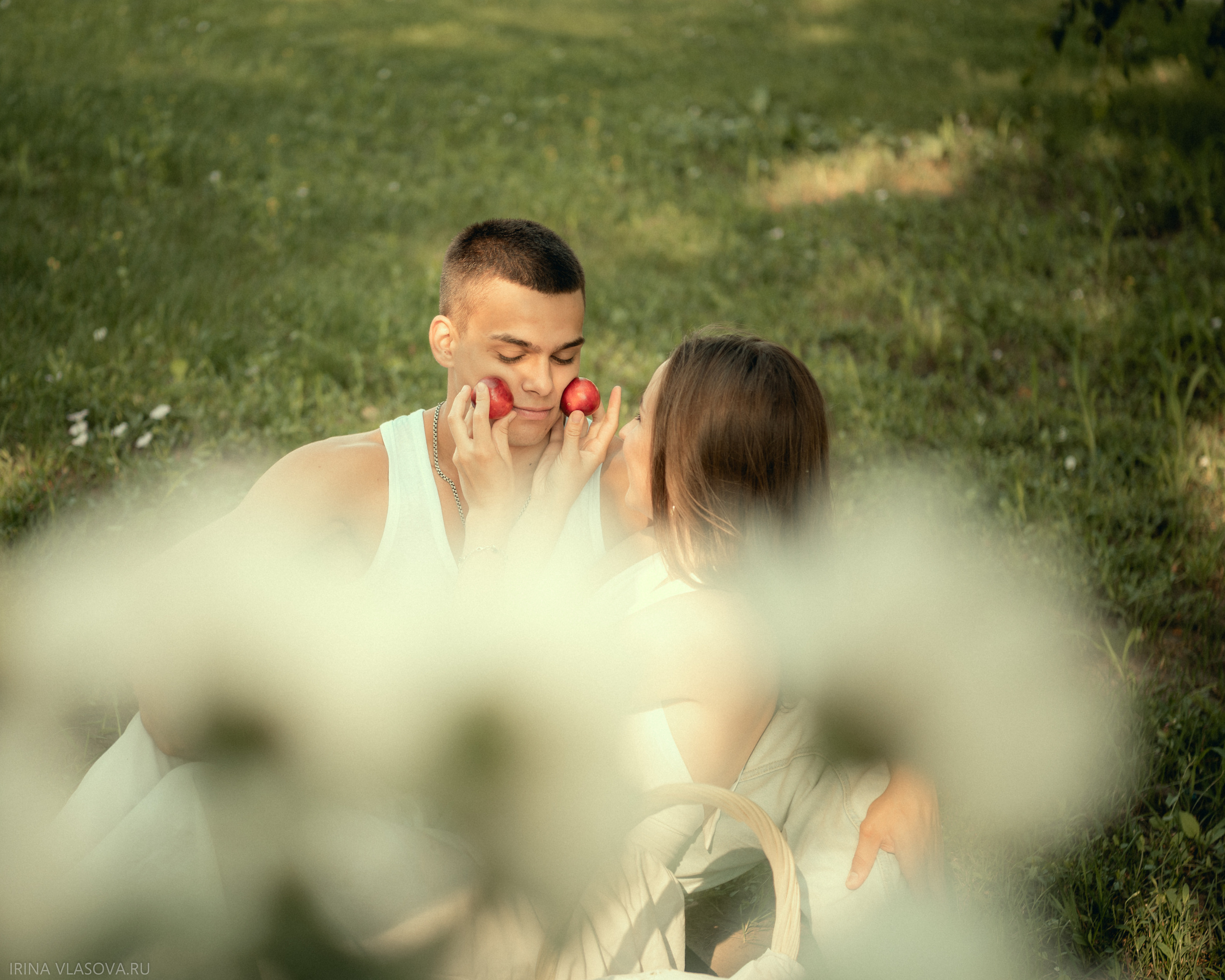 необычная фотосессия для пары