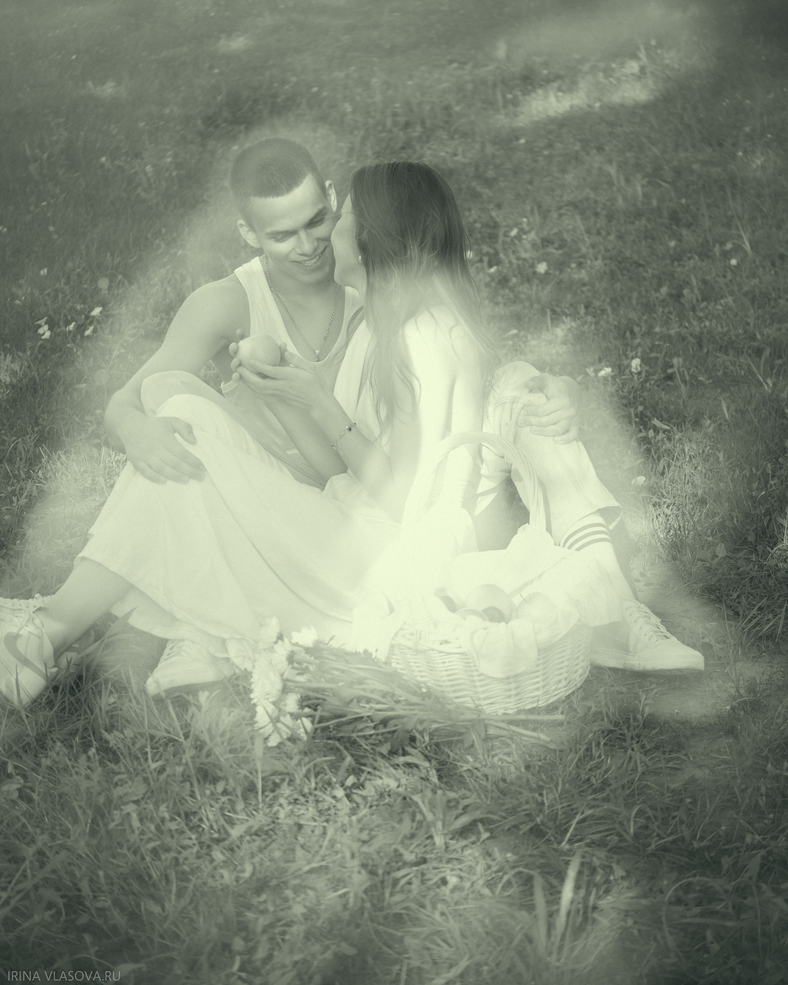 необычная фотосессия для пары