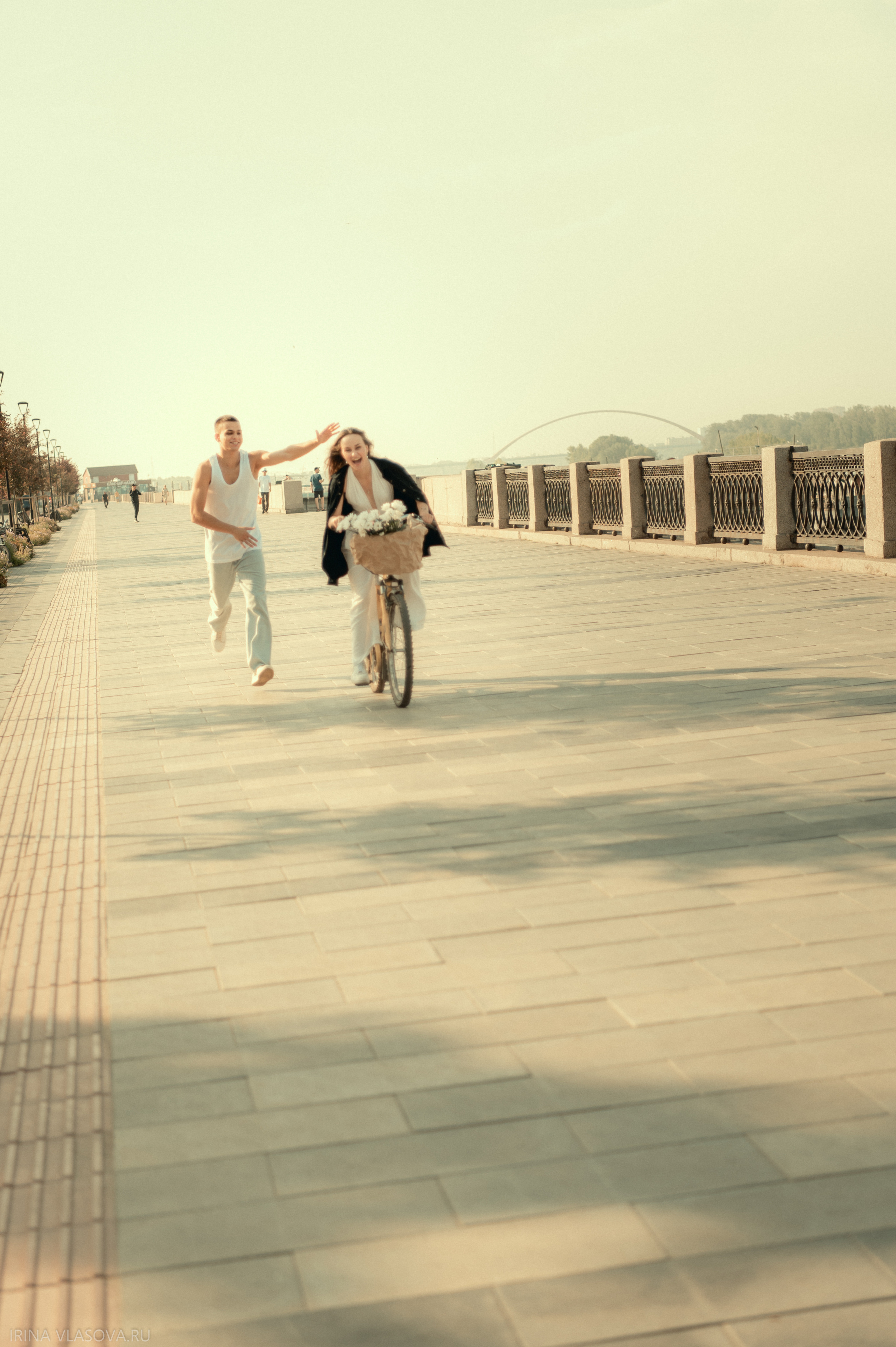 необычная фотосессия для пары