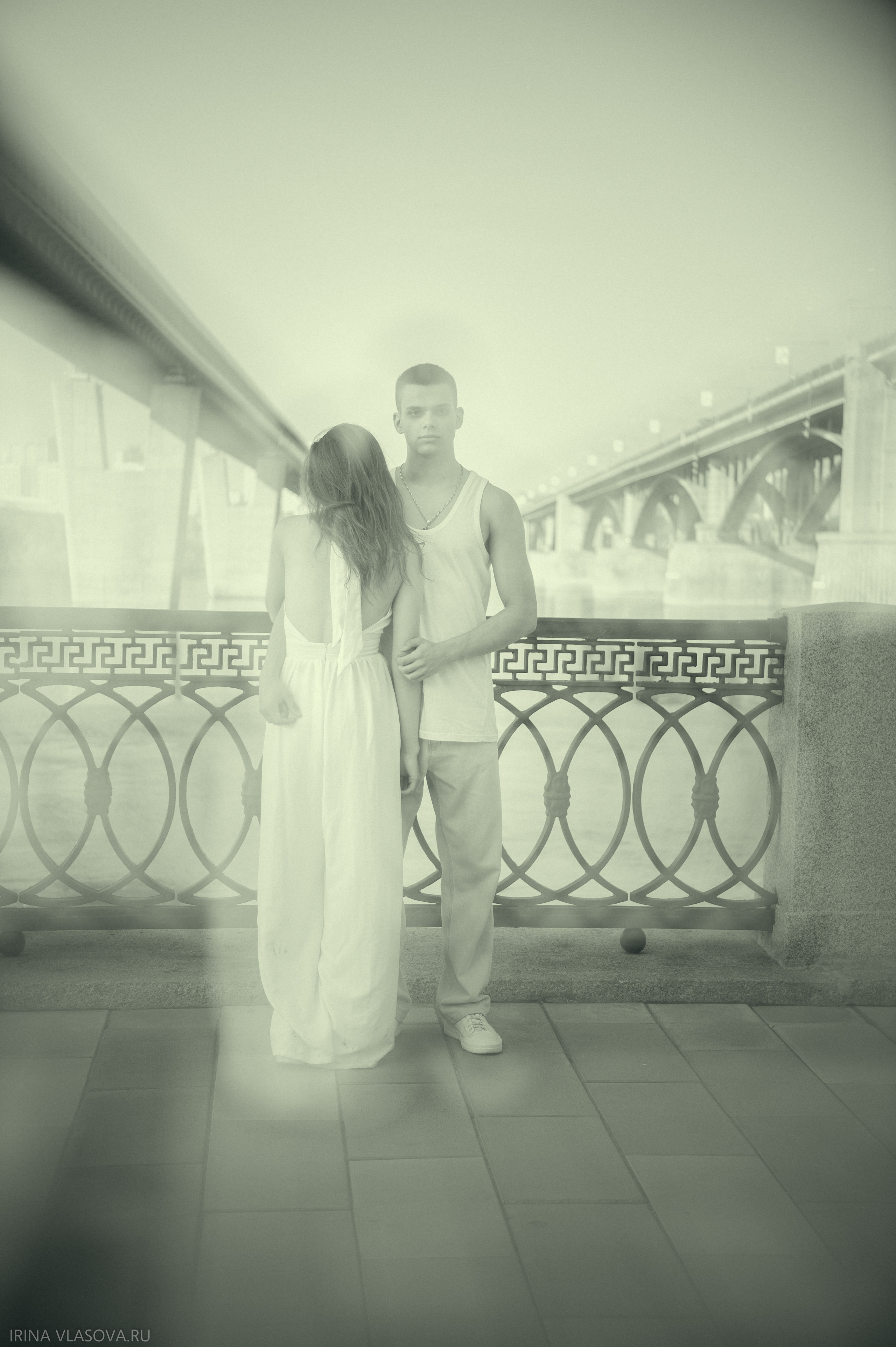 необычная фотосессия для пары