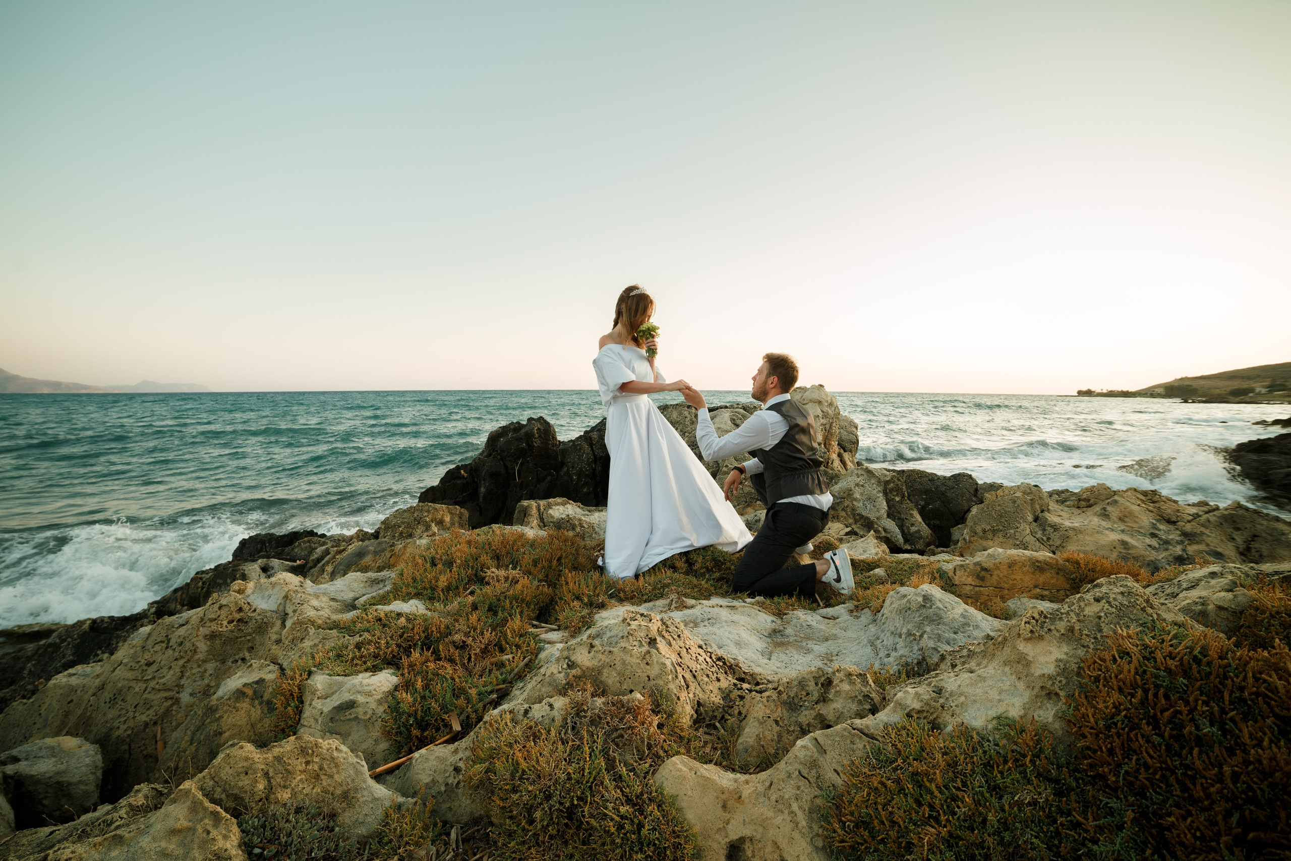 Оксана и Алексей (Греция — Крит). Свадебный и портретный фотограф в Москве Гудумак Евгений