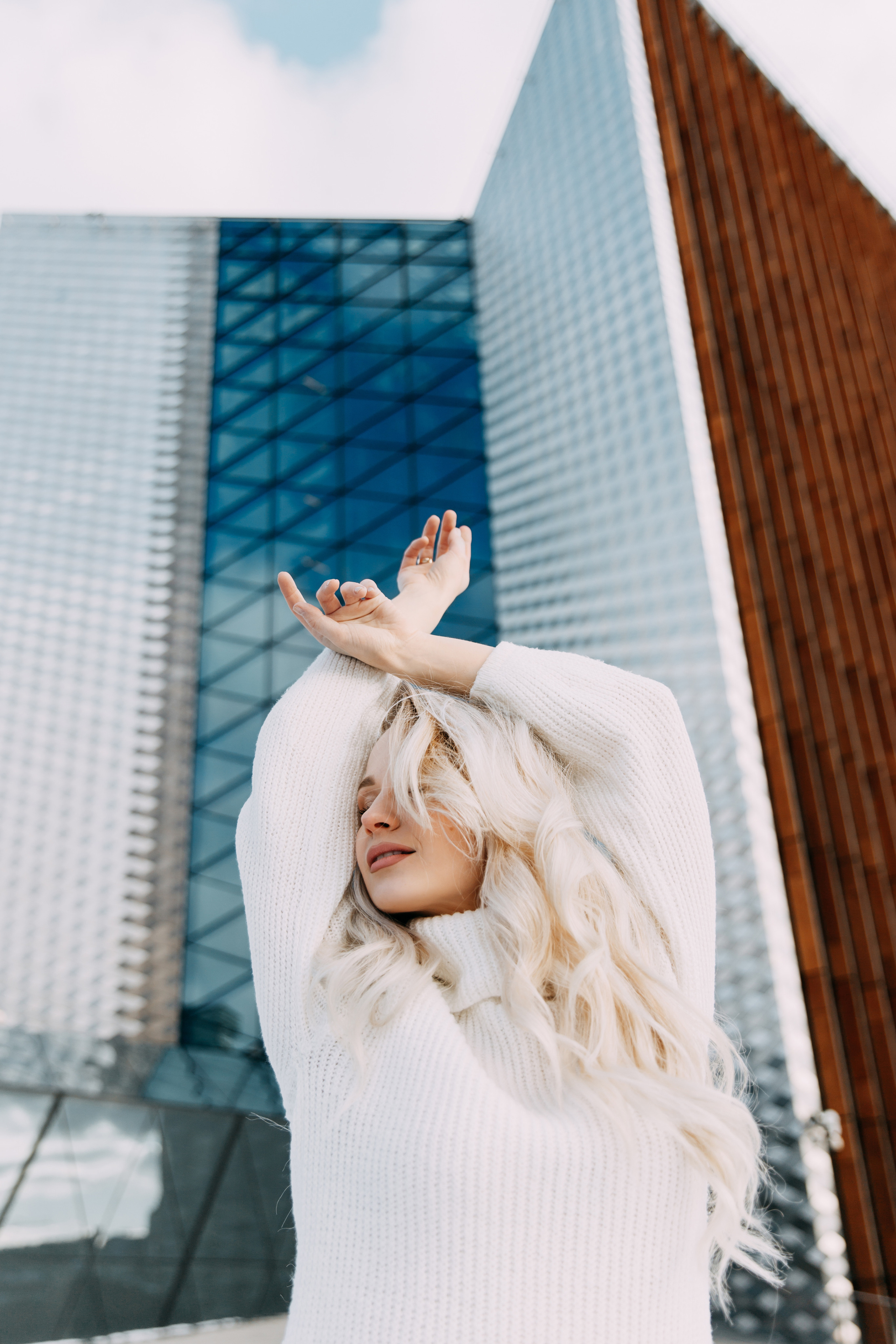 Среди высоток Вильнюса • Зима 2023. Фотограф в Калининграде Екатерина Осинцева