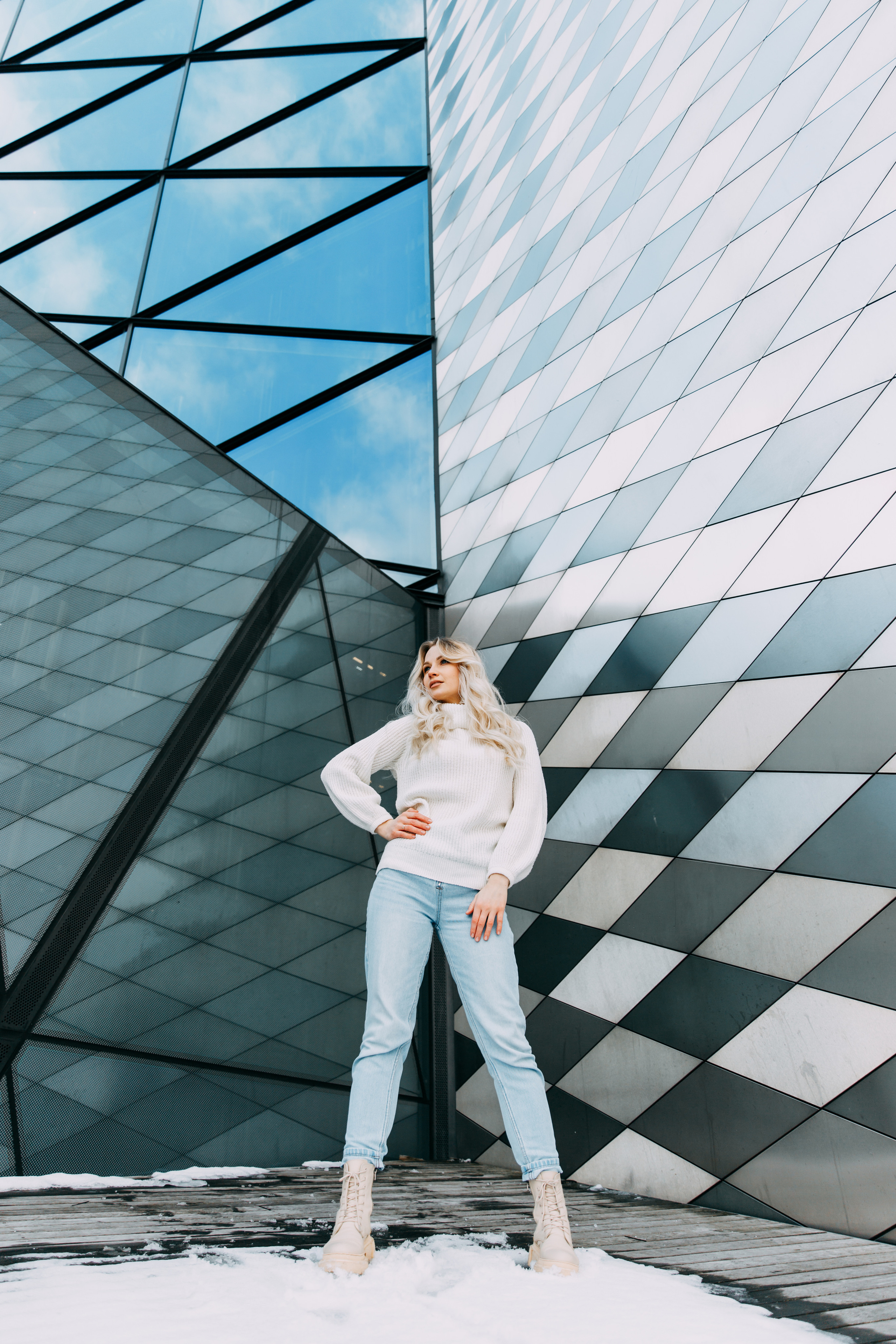 Среди высоток Вильнюса • Зима 2023. Фотограф в Калининграде Екатерина Осинцева