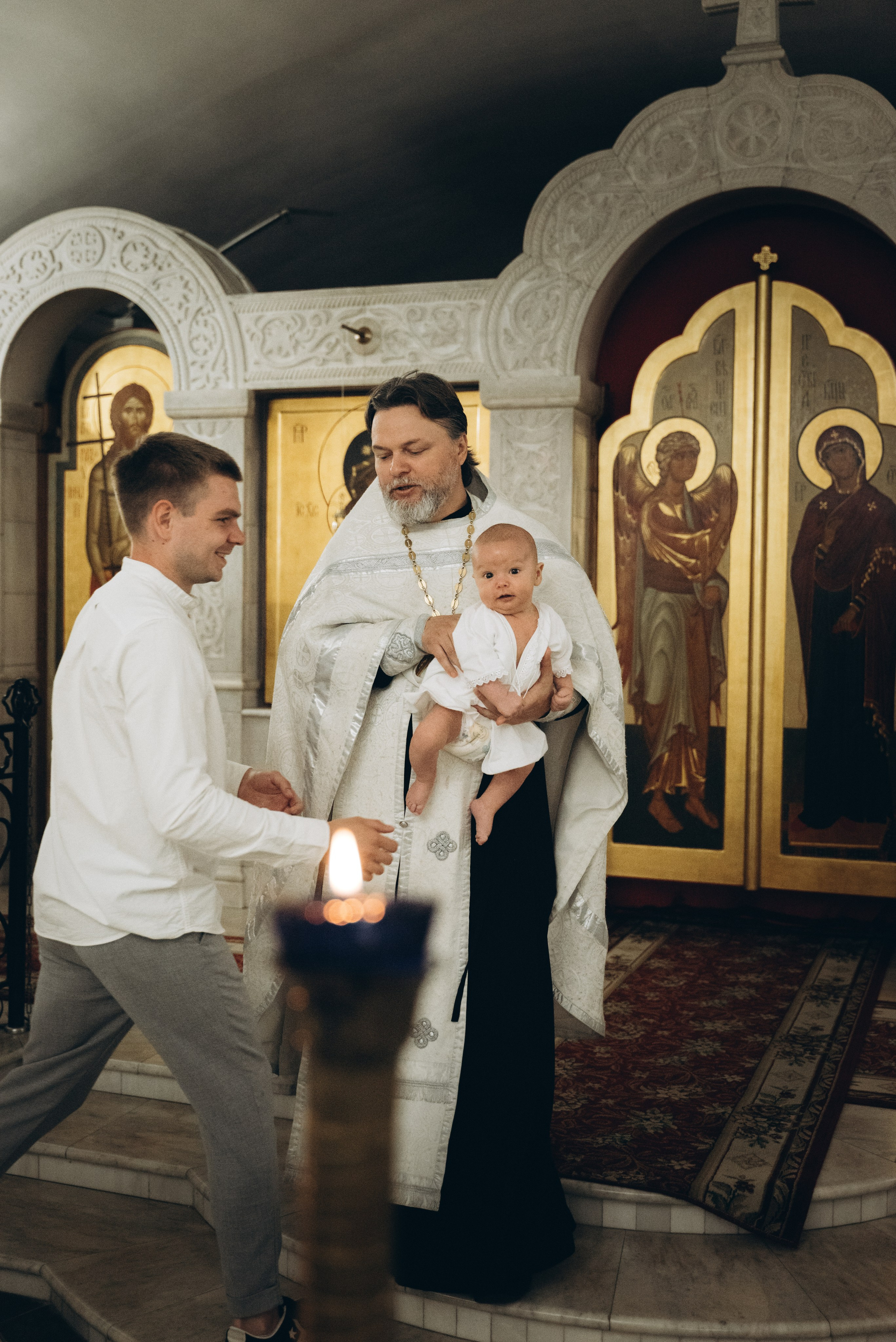 Крещение Максима (Криптовый храм в честь собора Новомучеников). Семейный фотограф в Минске Дарья Дреко