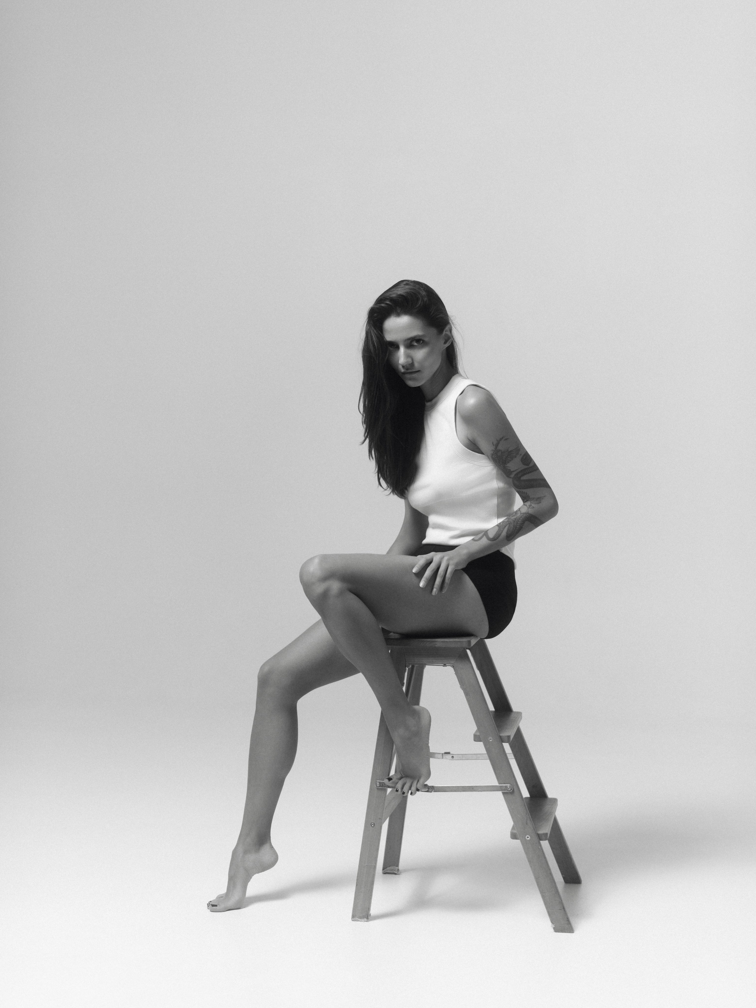 Студийная фотосъемка с Алиной на циклораме в Казани