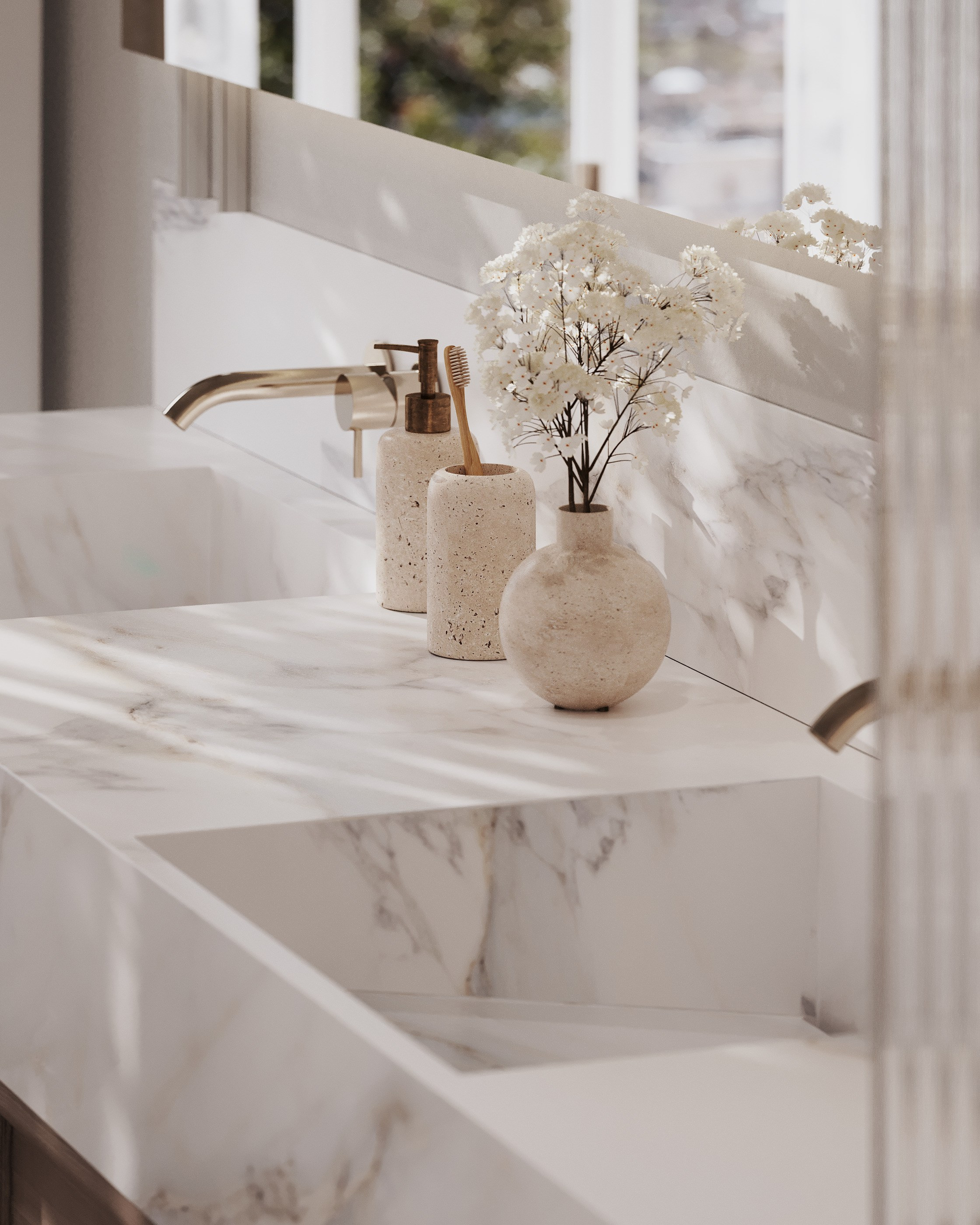 Adelle — концептуальный проект. Визуализация интерьера Corsa Render