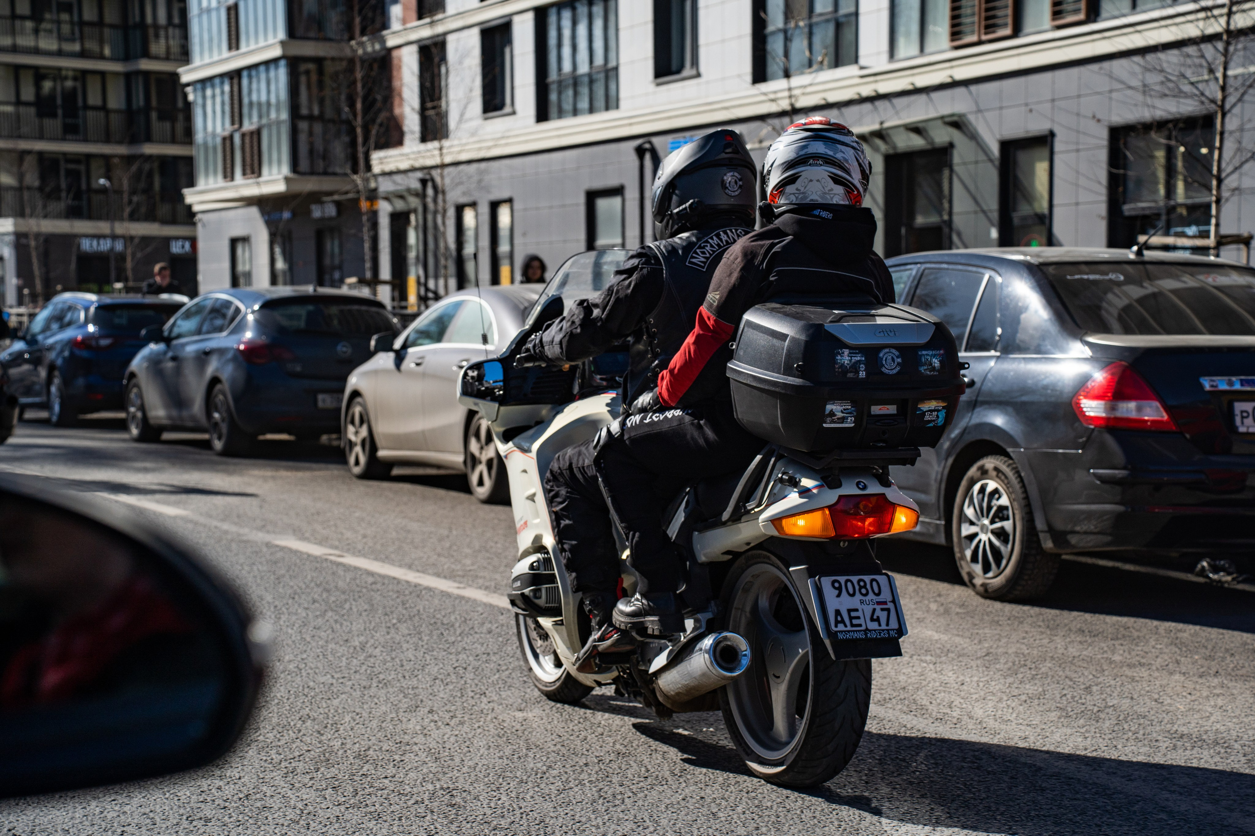 Весенний прохват мотоклуба Normans Riders MC. Концертный и репортажный фотограф в Санкт-Петербурге Слава Пахомов