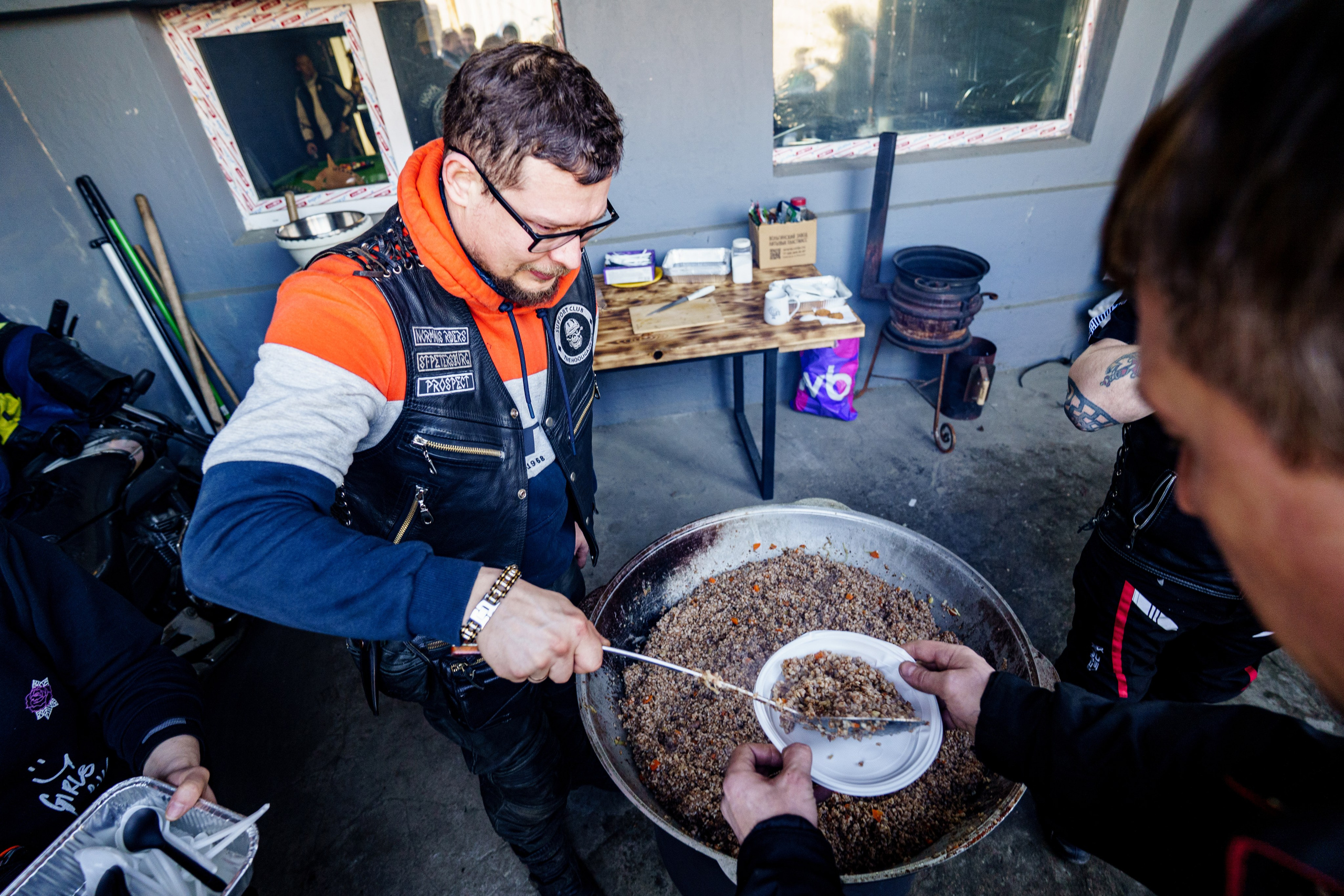 Прохват мотоклуба Norman Riders ч.2. Концертный и репортажный фотограф в Санкт-Петербурге Слава Пахомов