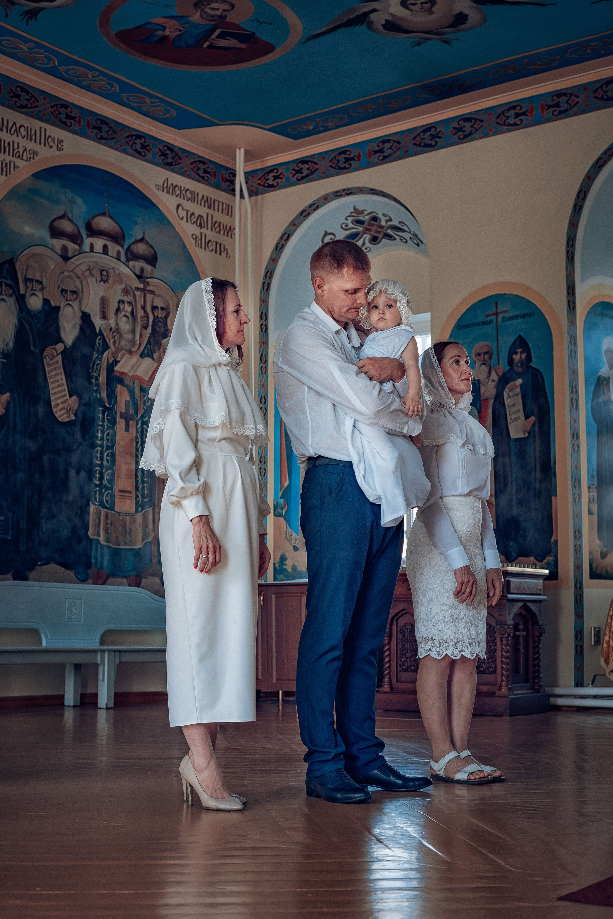 Съемка таинства крещения в Красноярске. Фотографы крещения/венчания  Красноярск Татьяна и Вячеслав Переваловы