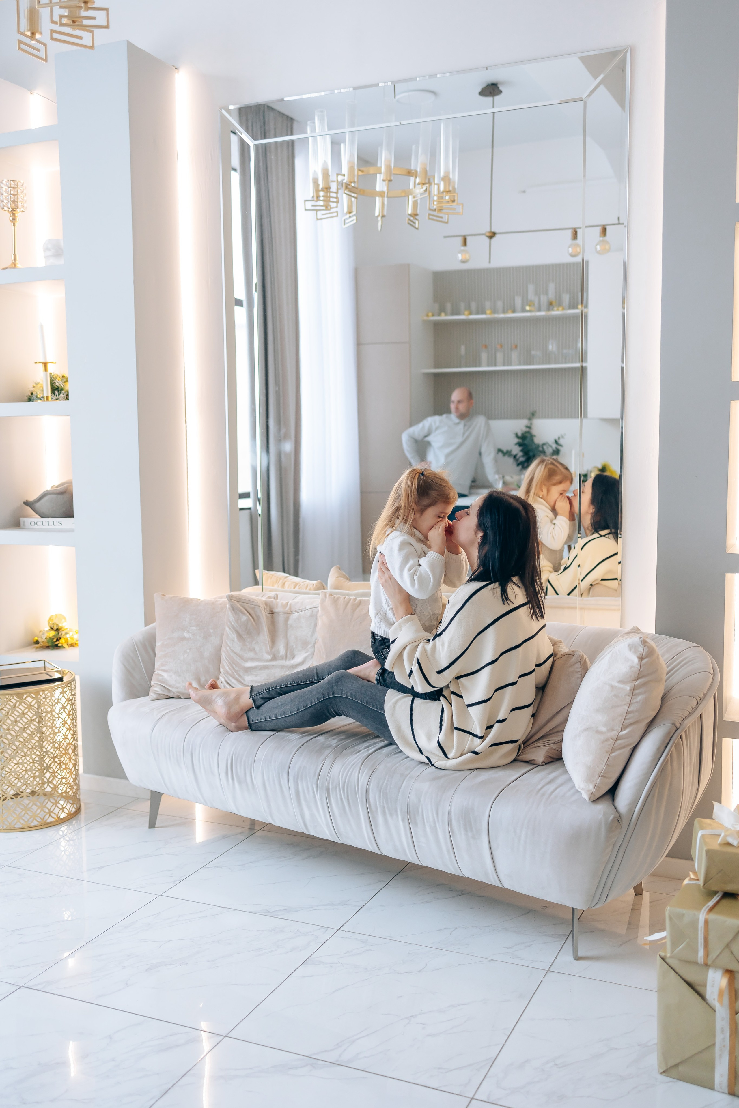 Новый год в студии. Фотограф Алена Малинина в Санкт-Петербурге Пушкин Питер СПб Семейные и детские фотосессии