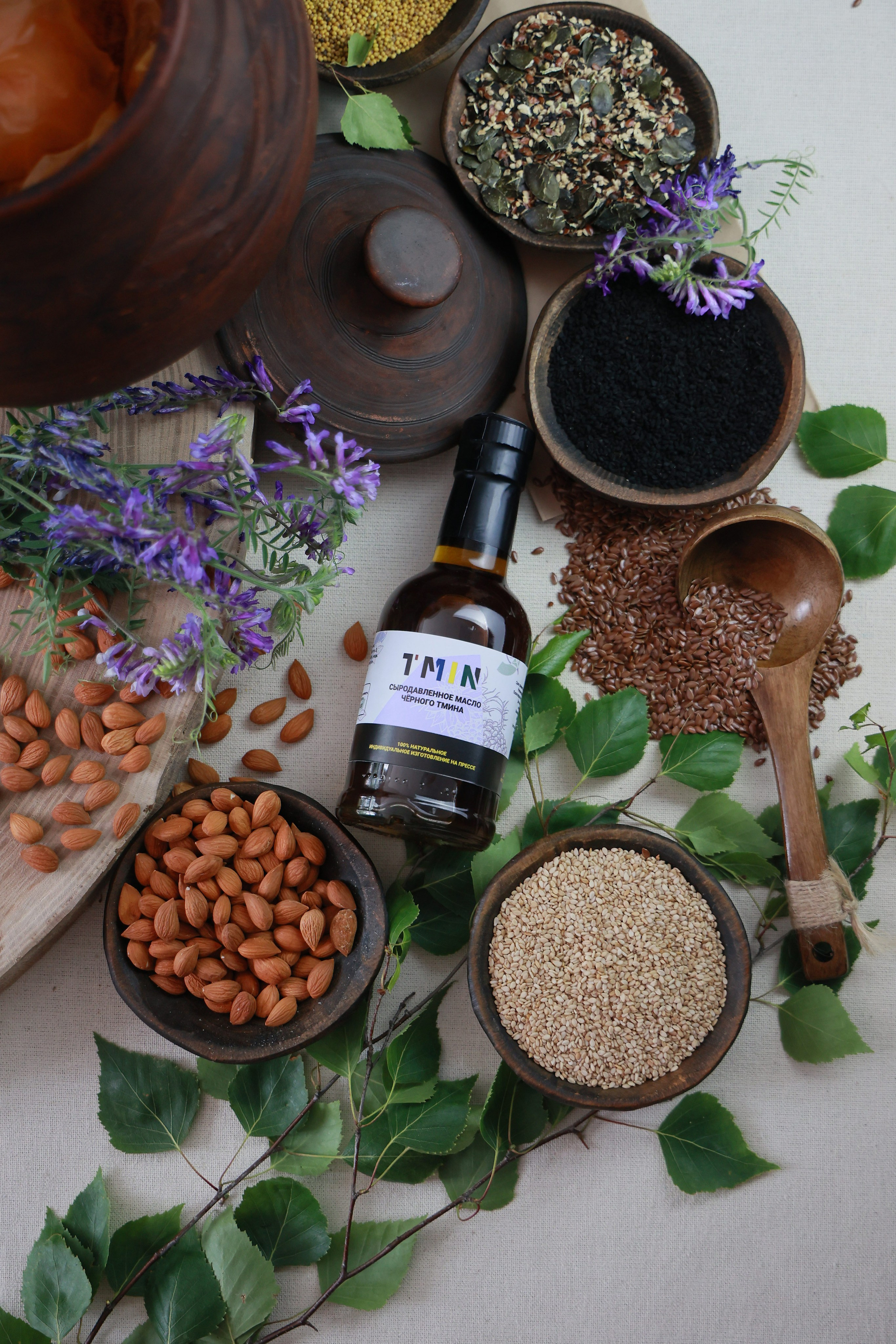 Масла холодного отжима «Tmin». Фотограф, видеограф