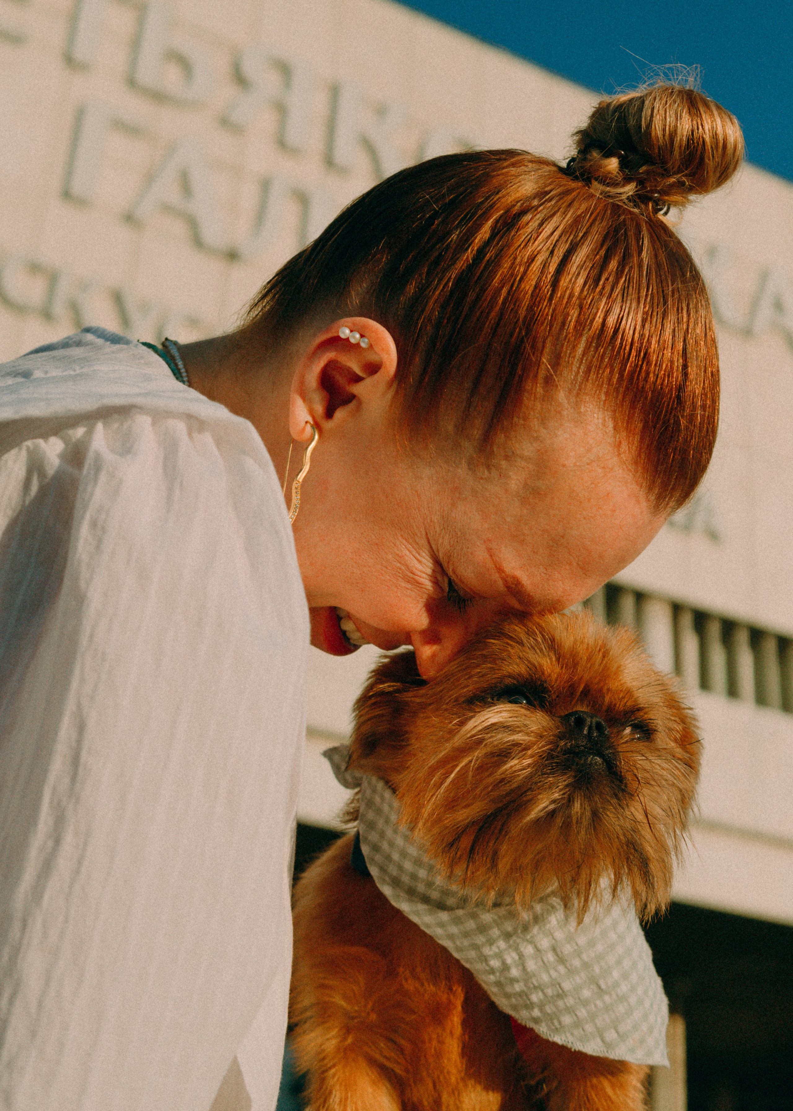 Лена и Альфи. Фотограф-анималист Ксения Воробьева, Москва