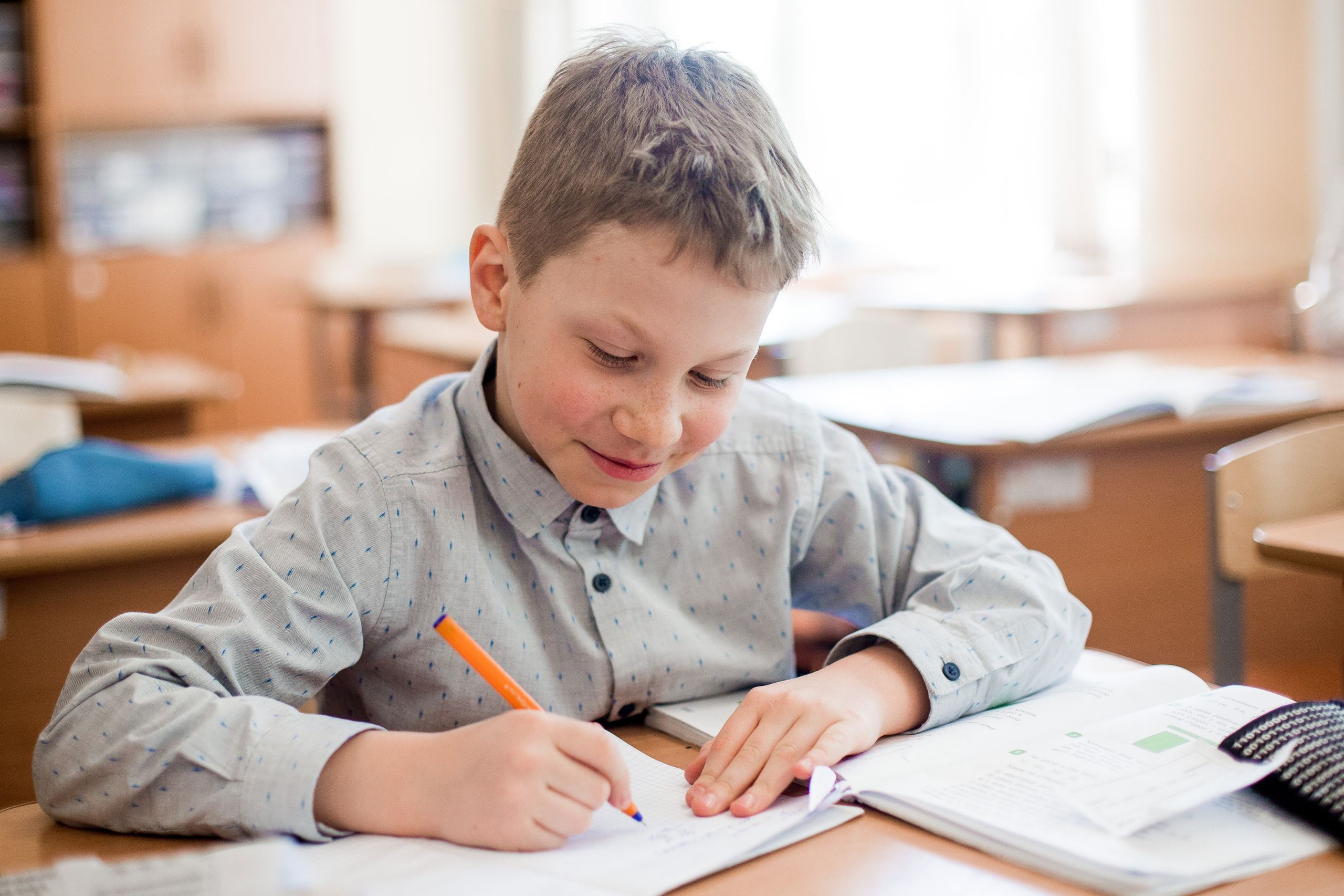 Школьная фотосъемка 3 класса. Репортажный фотограф Борис Геер