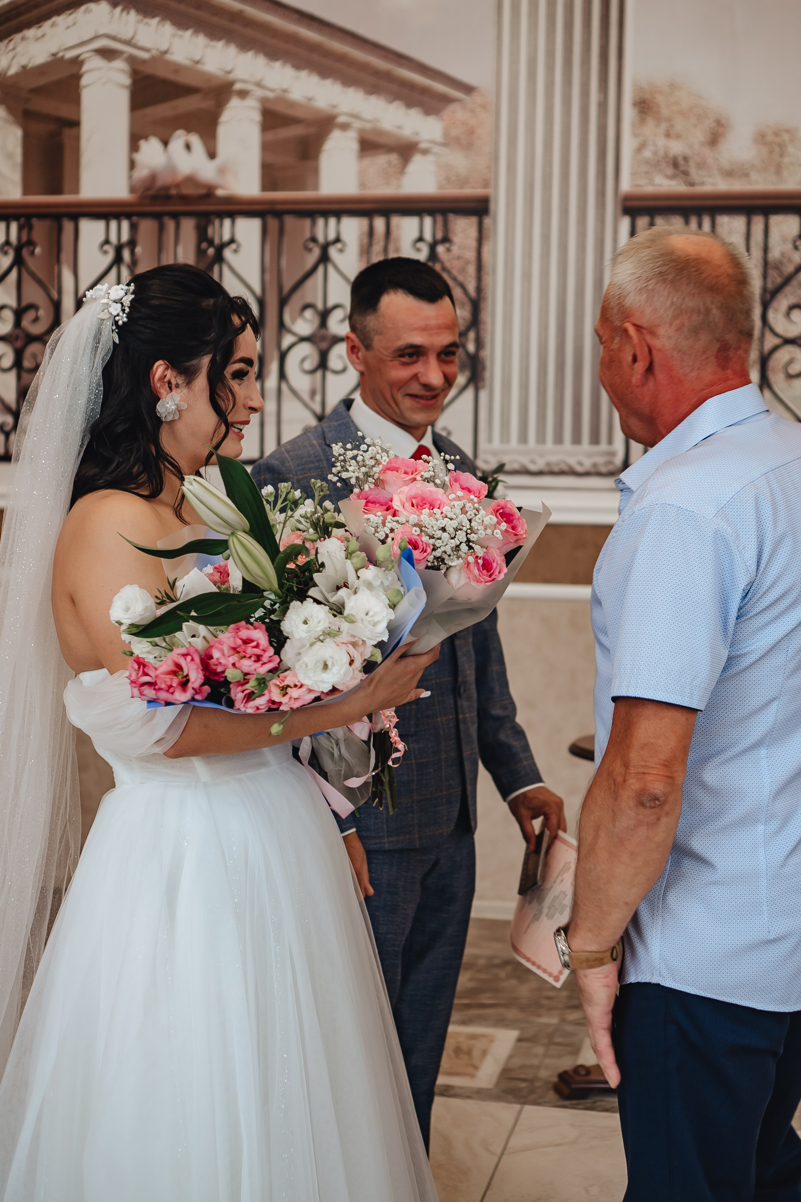СВАДЕБНАЯ СЬЕМКА В ЗАГСЕ НА МОСКОВСКОМ ПРОСПЕКТЕ. Профессиональный фотограф, Санкт-Петербург — Виктория Богомолова