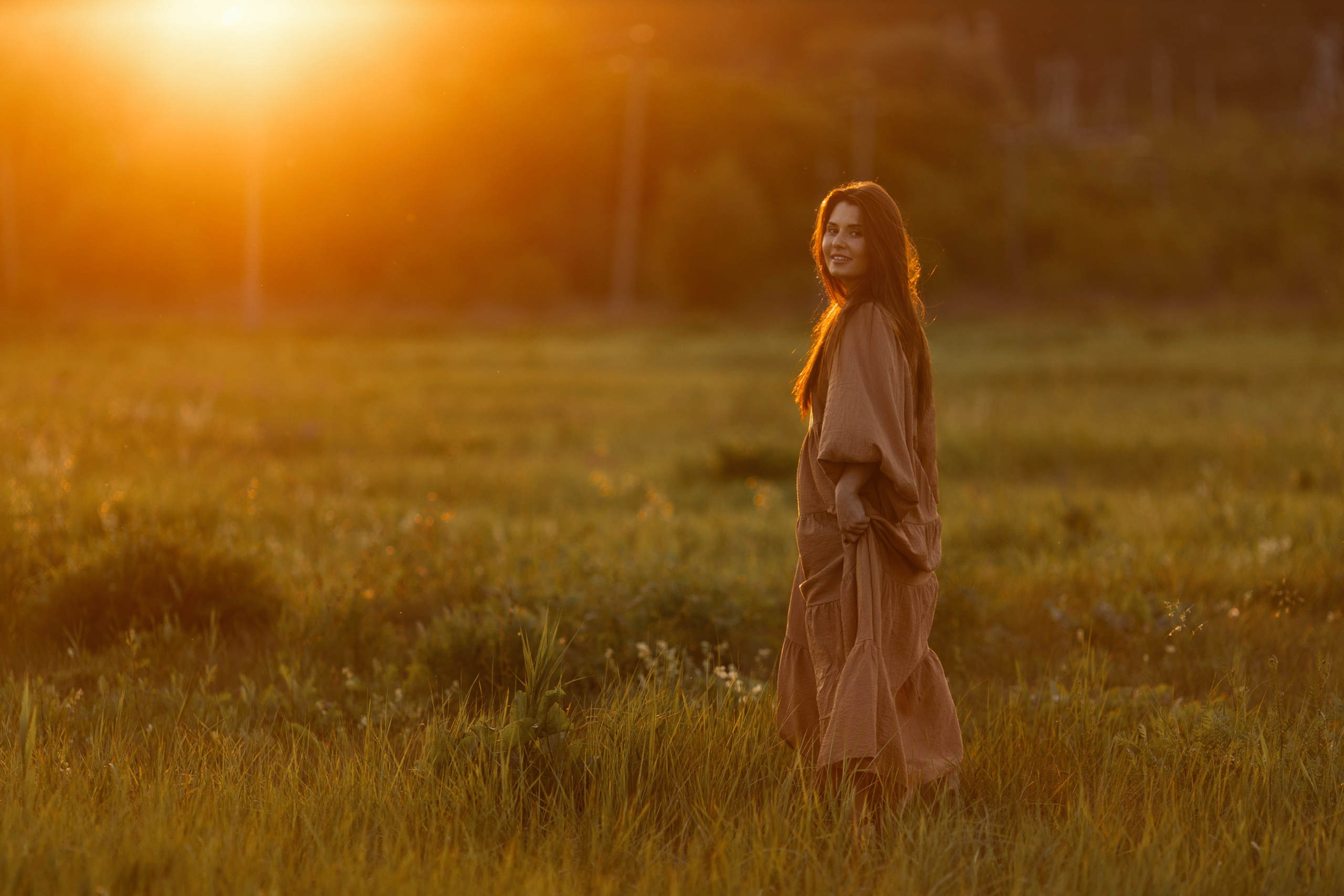 Индивидуальная фотосессия на закате в Альметьевске. Свадебный фотограф  Казань Альметьевск Айдар Гарайшин