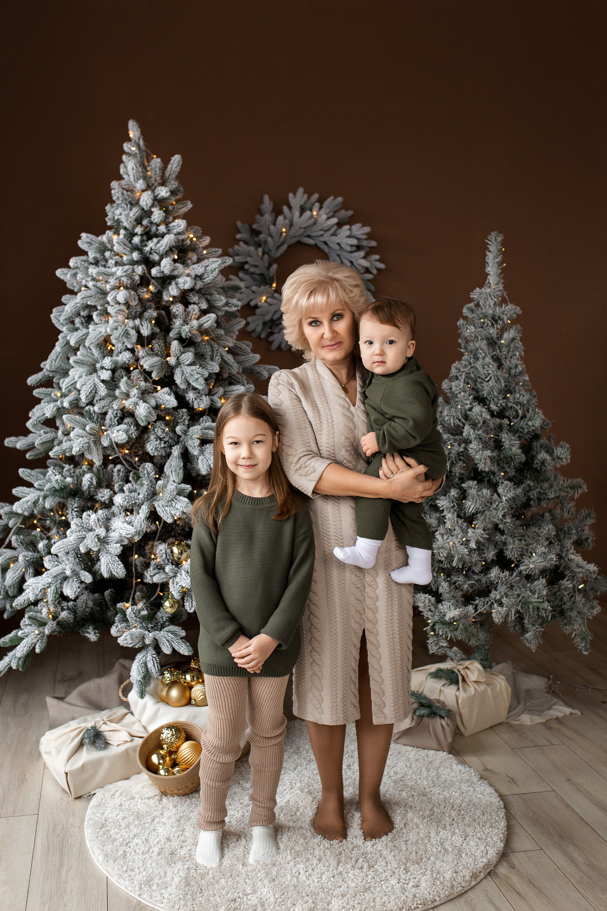 Большая семья. Новый год. Семейный фотограф в Каневской Епифанова Ольга