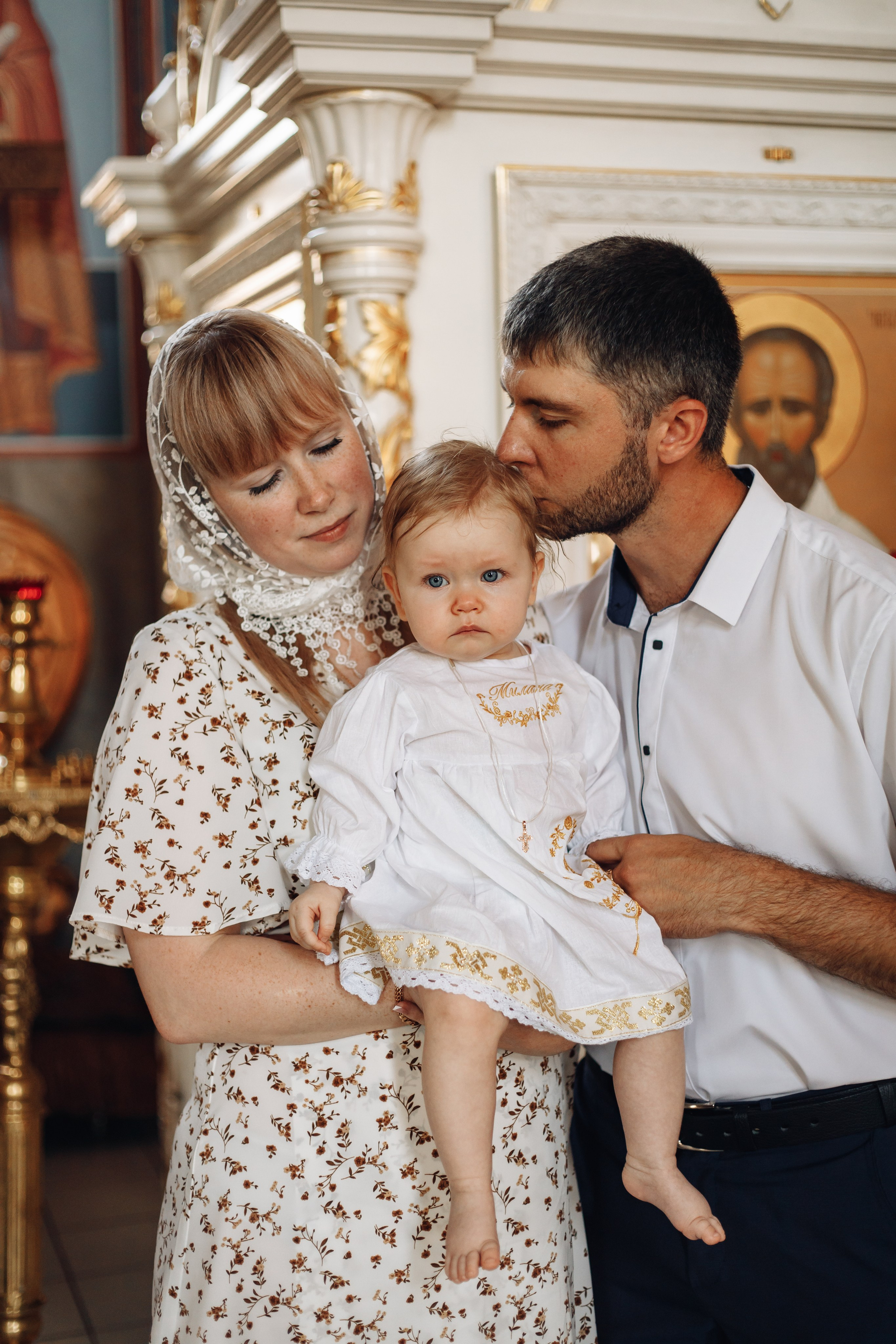 Таинство крещения в Тихорецке. Свадебный и семейный фотограф в Краснодарском крае Мария Данилкина