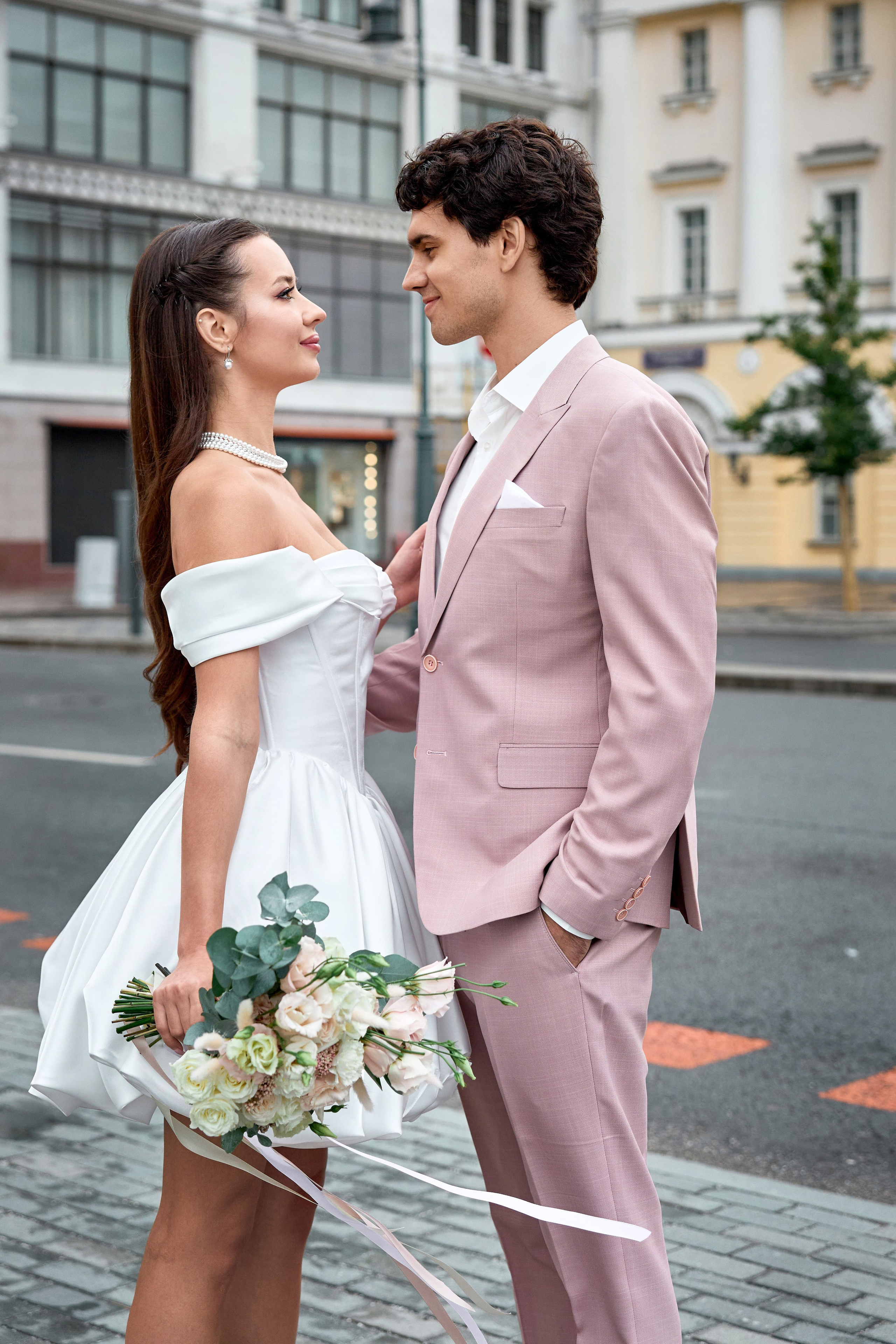 Свадебная прогулка в центре Москвы