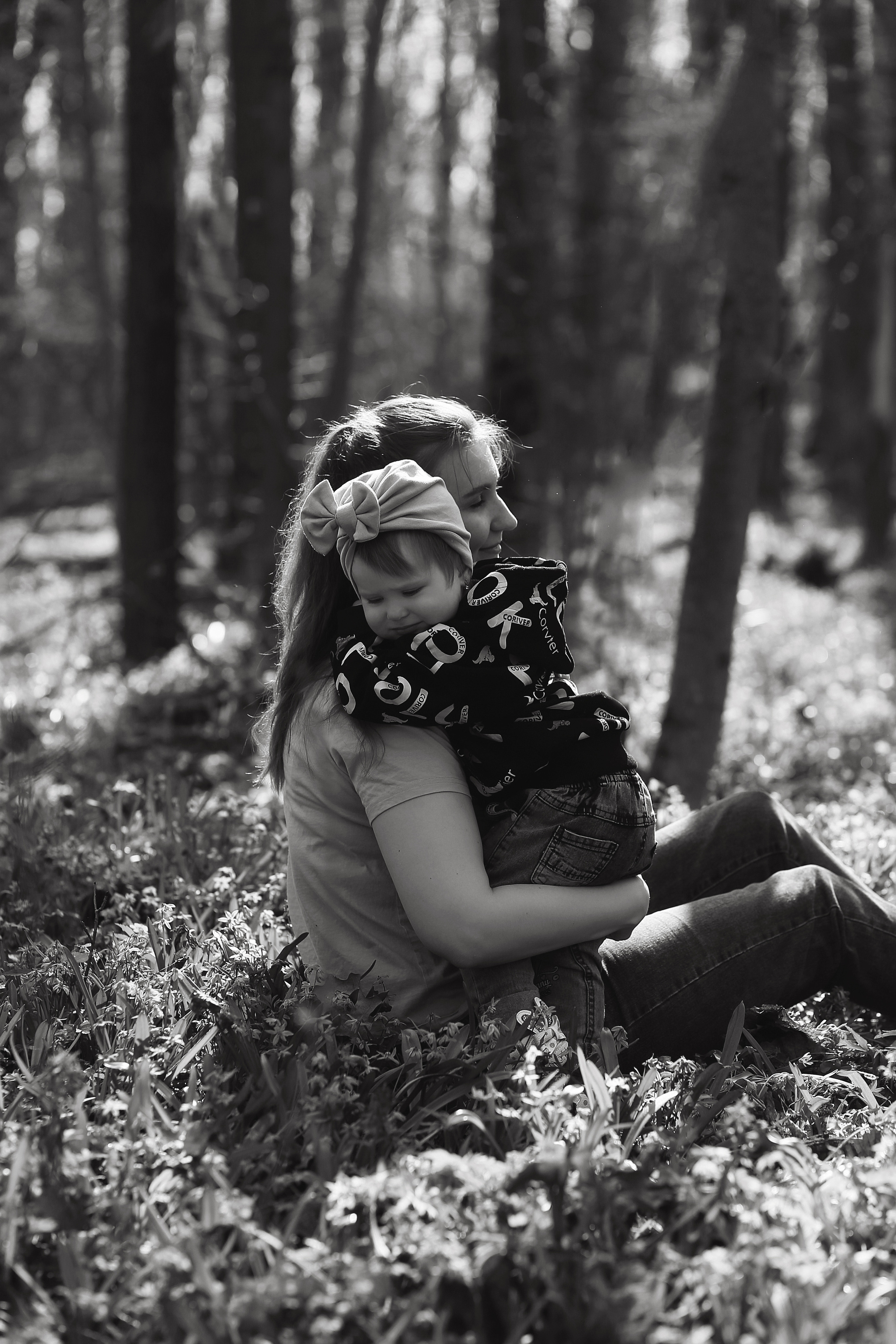 Прогулка в цветущем лесу. Семейный фотограф в Воронеже Плотникова Алина