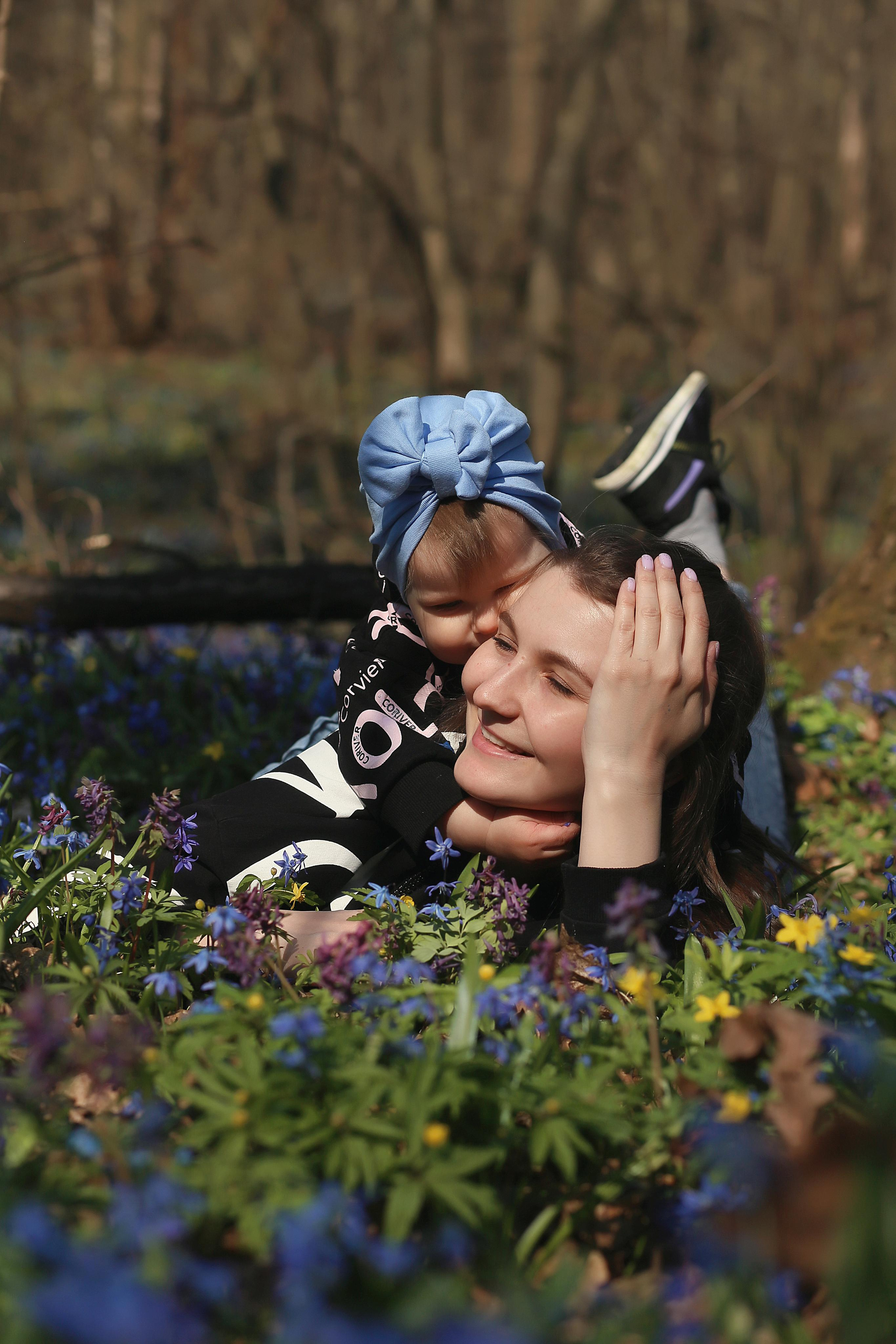 Прогулка в цветущем лесу. Семейный фотограф в Воронеже Плотникова Алина