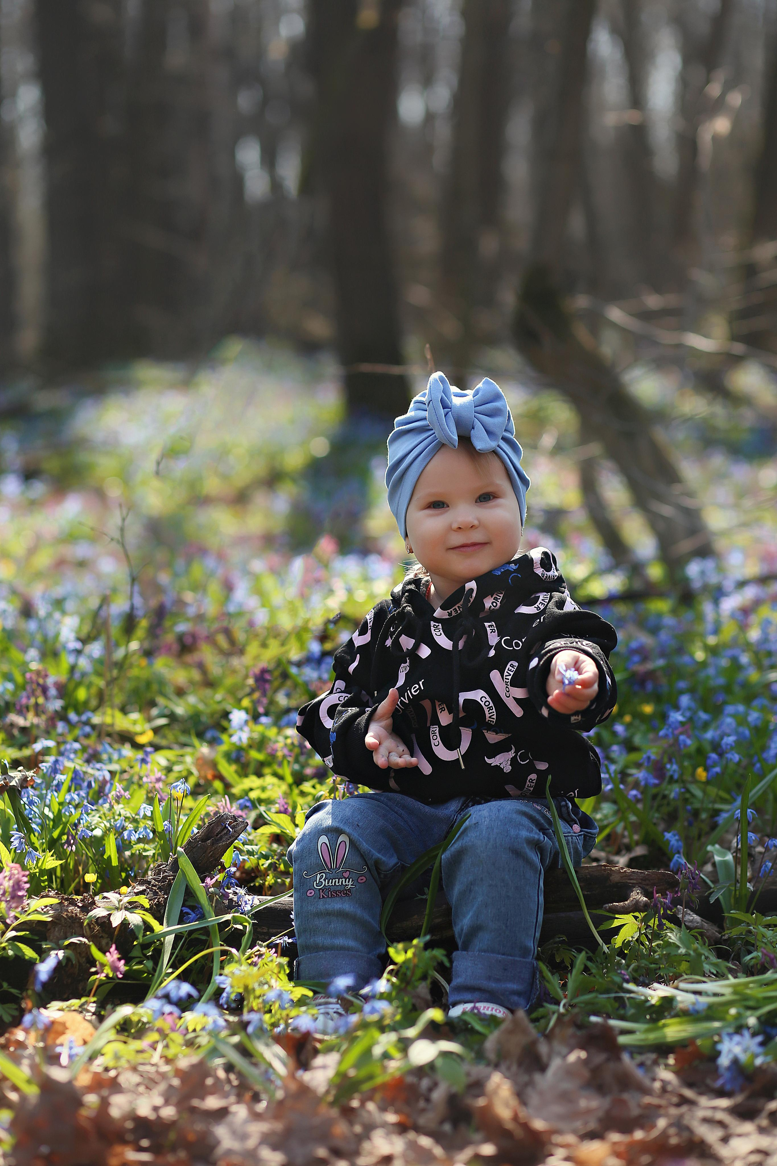 Прогулка в цветущем лесу. Семейный фотограф в Воронеже Плотникова Алина