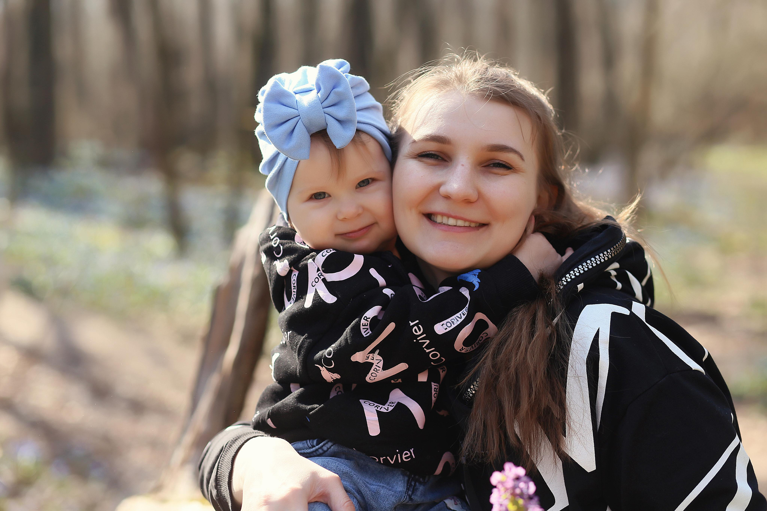 Прогулка в цветущем лесу. Семейный фотограф в Воронеже Плотникова Алина