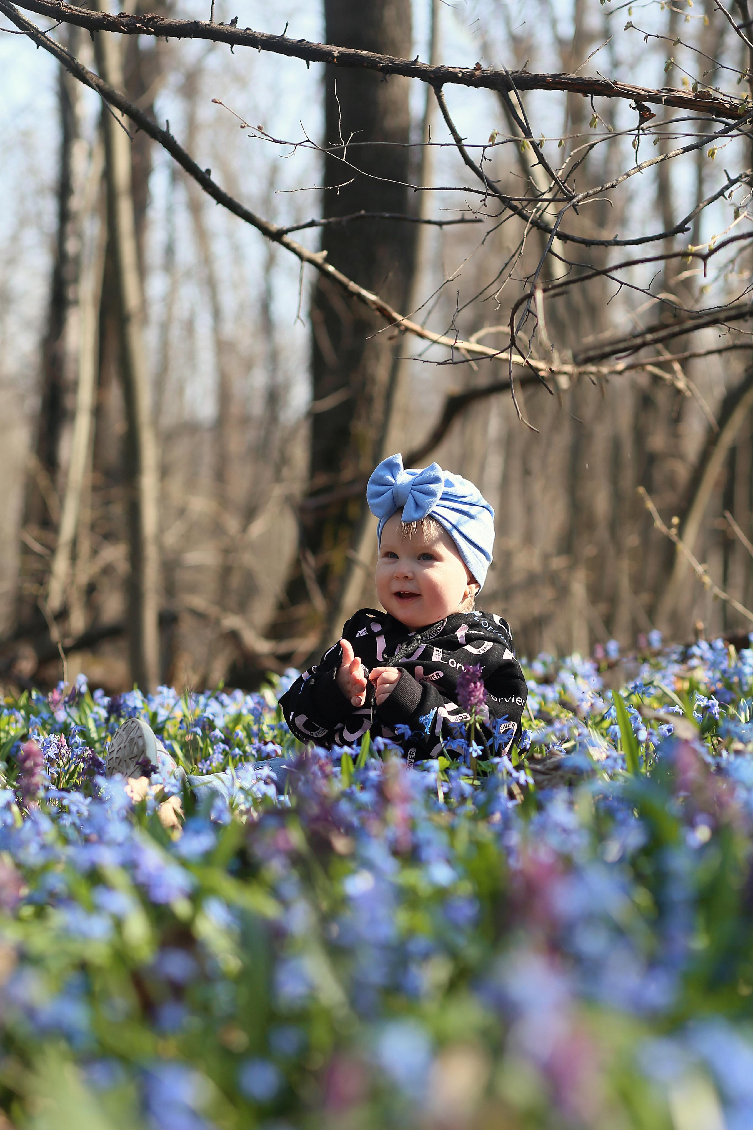 Прогулка в цветущем лесу. Семейный фотограф в Воронеже Плотникова Алина