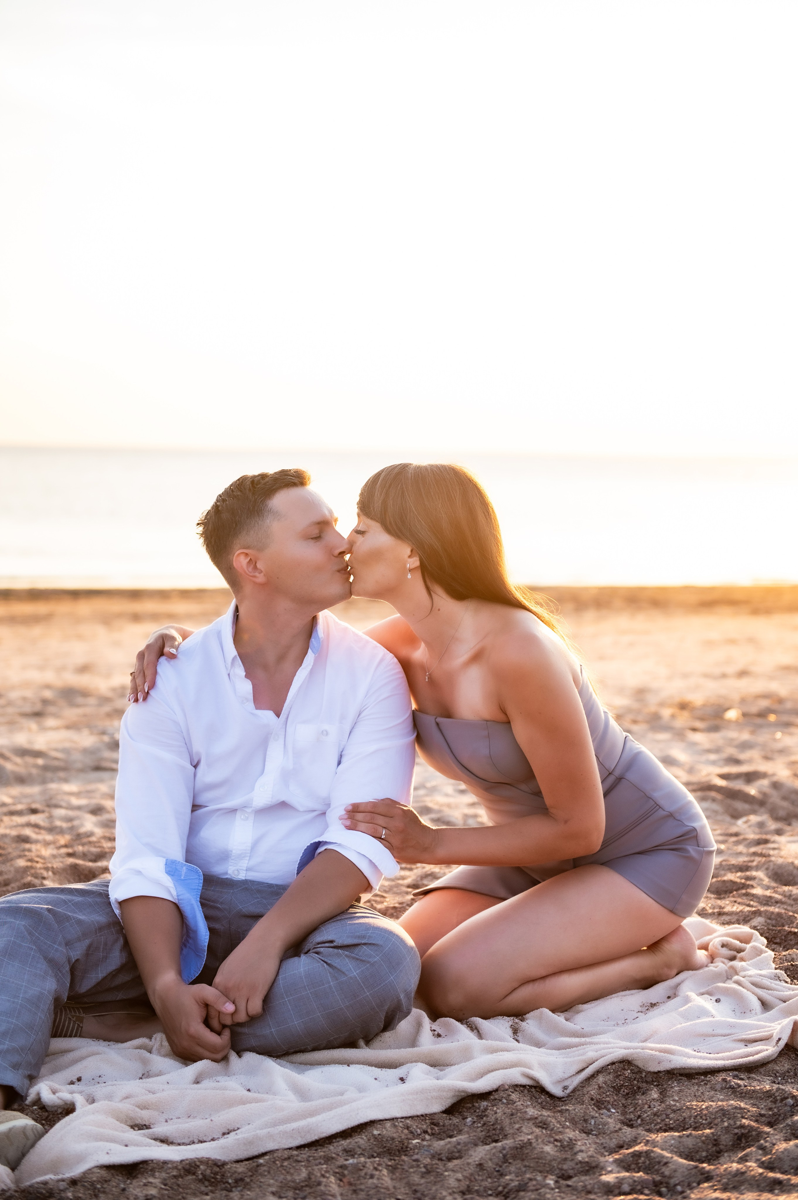 Семейная съемка на пляже. Свадебный и семейный фотограф в Санкт-Петербурге — Мария Черепанова