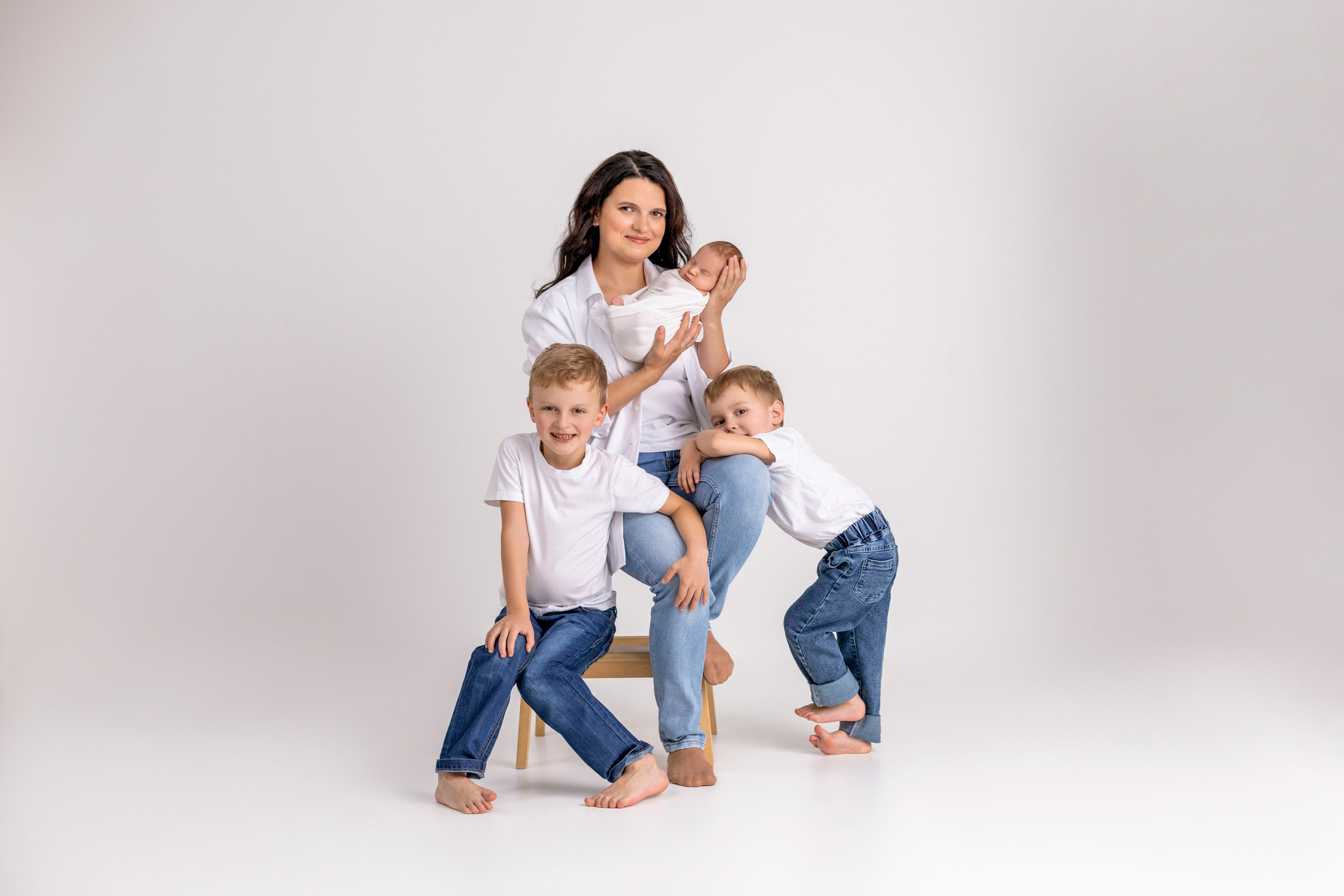 Зарина и дочка, 11 дней. Фотограф новорожденных в Нижнем Новгороде Надежда Кадылкина