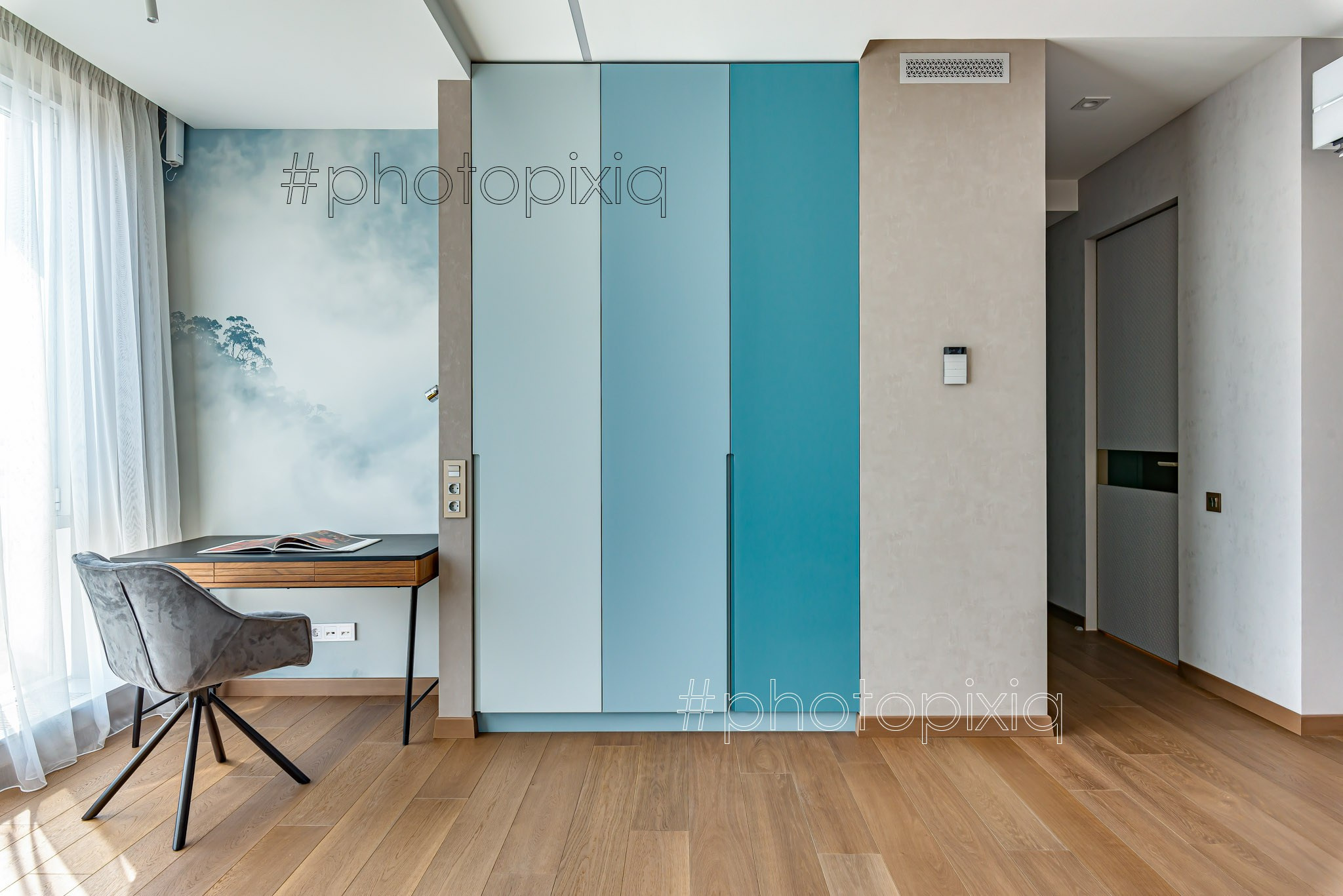 Фотосъёмка квартиры на Краснобогатырской для дизайн студии Авкубе. Интерьерная съёмка и виртуальные туры — Интерьерный фотограф Кузнецов Сергей (photopixiq)