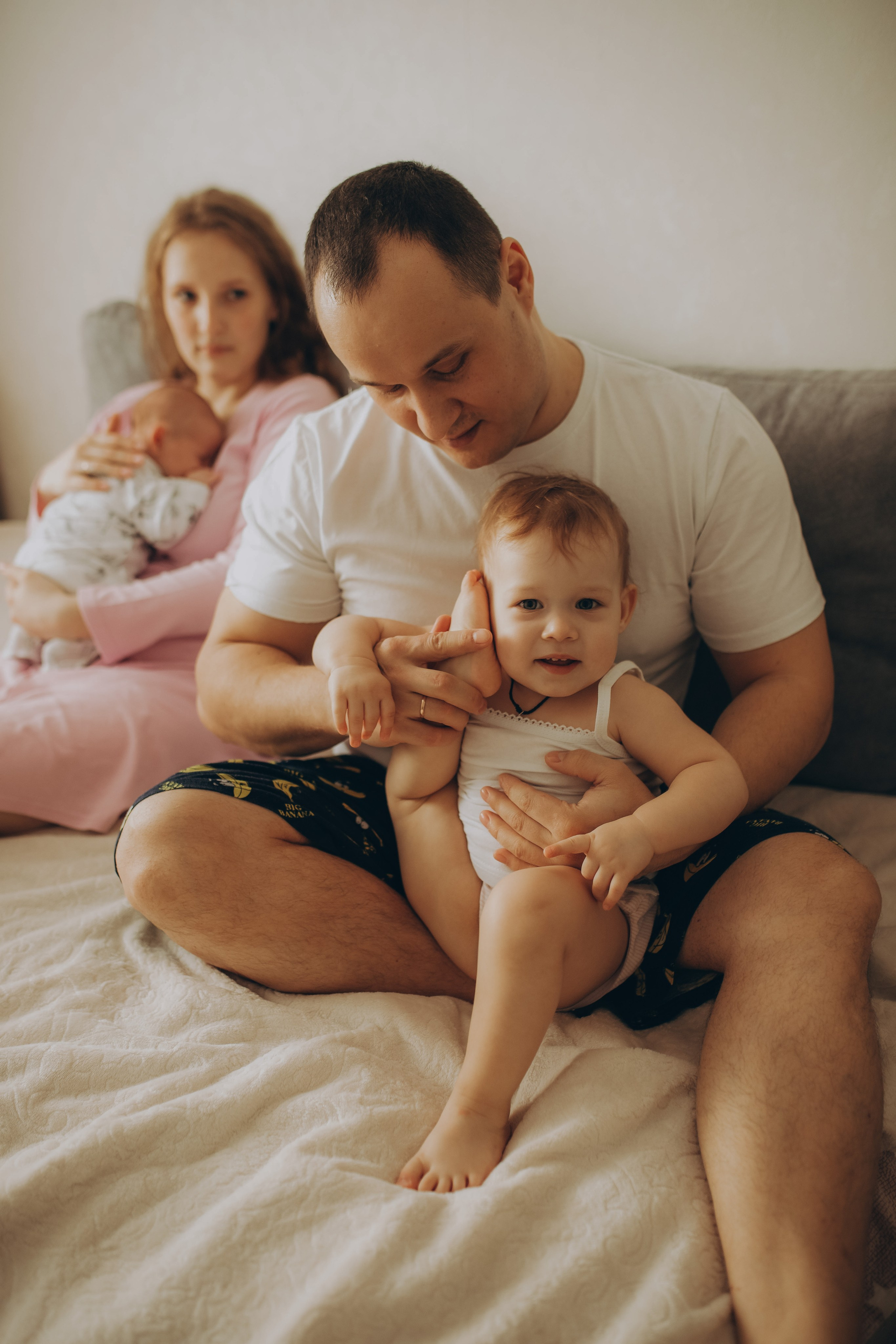 Первый месяц Лёвушке. Семейный и детский фотограф город Тында Дарья