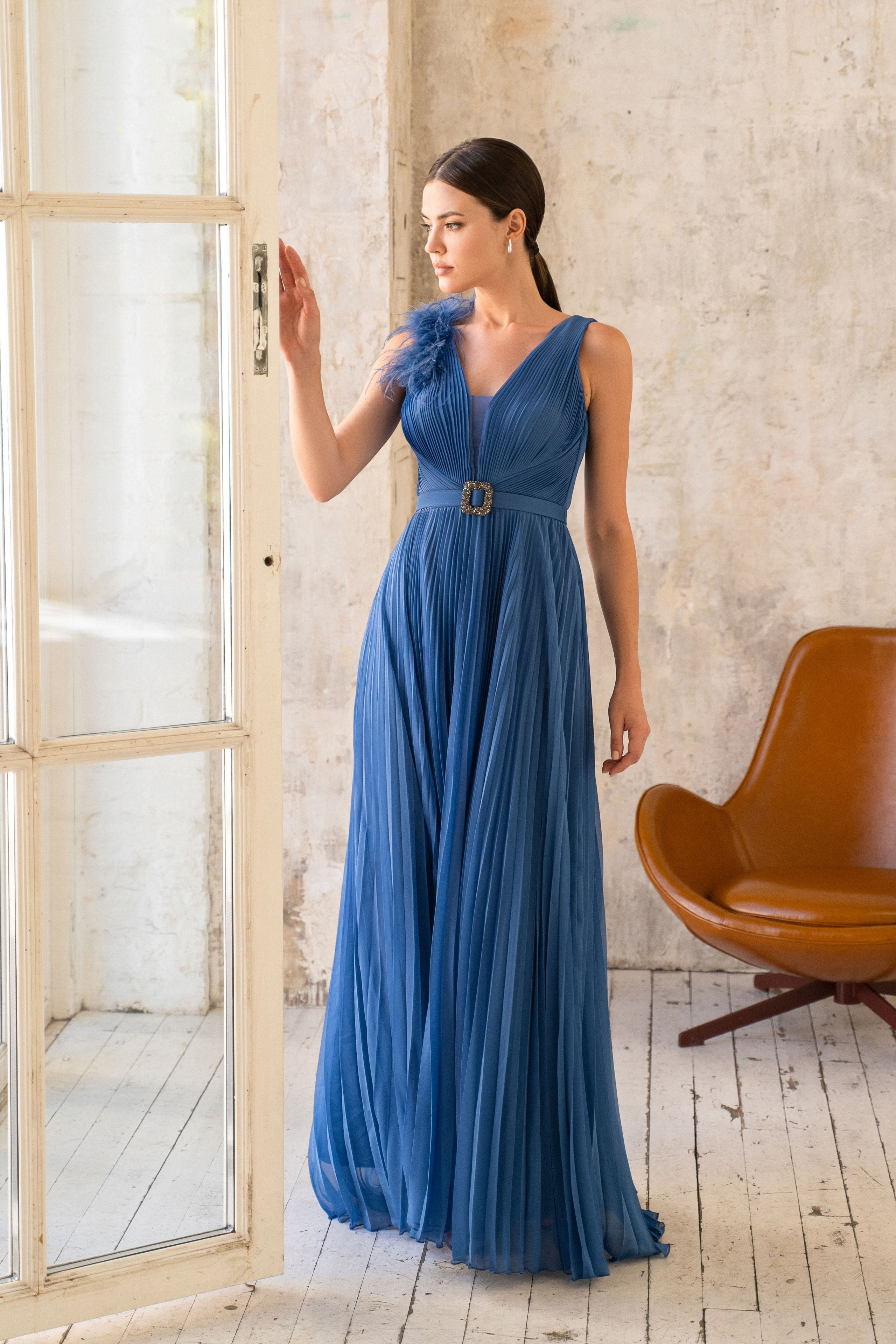 Съемка вечерних платьев DIAFANO с Ксенией. Свадебный и портретный фотограф Клипа Максим