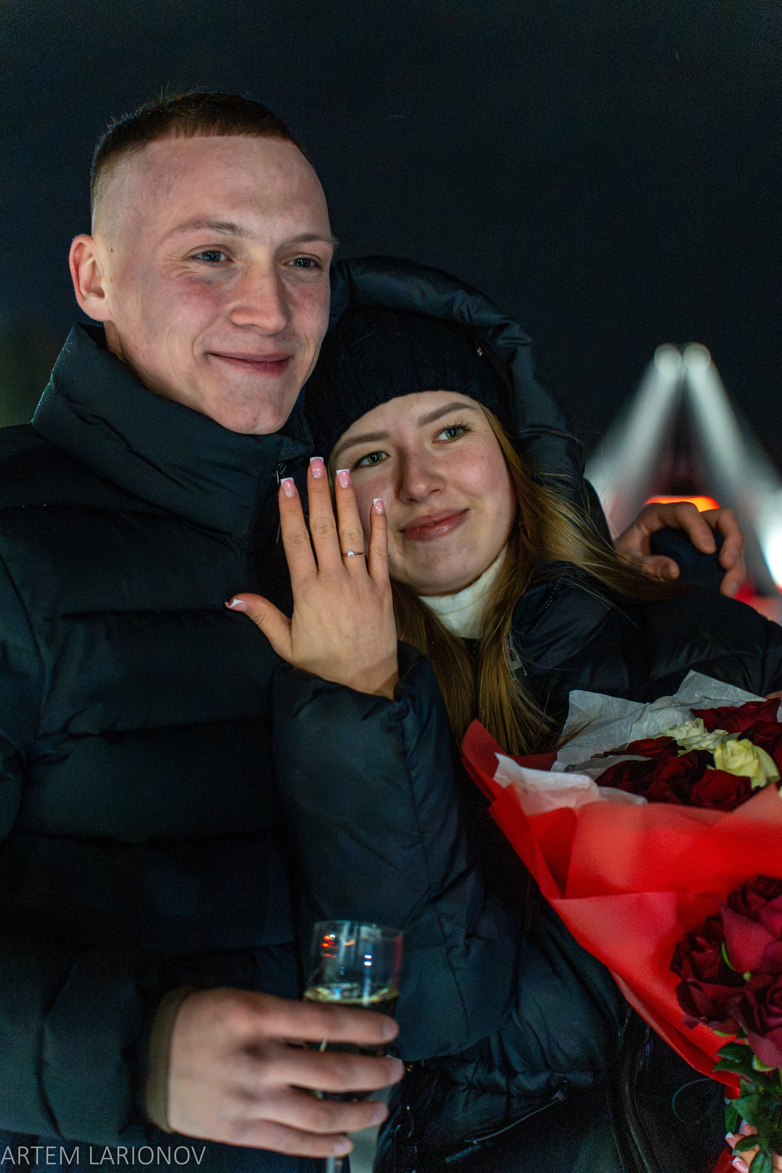 Предложение руки и сердца. Фотограф Артем Ларионов