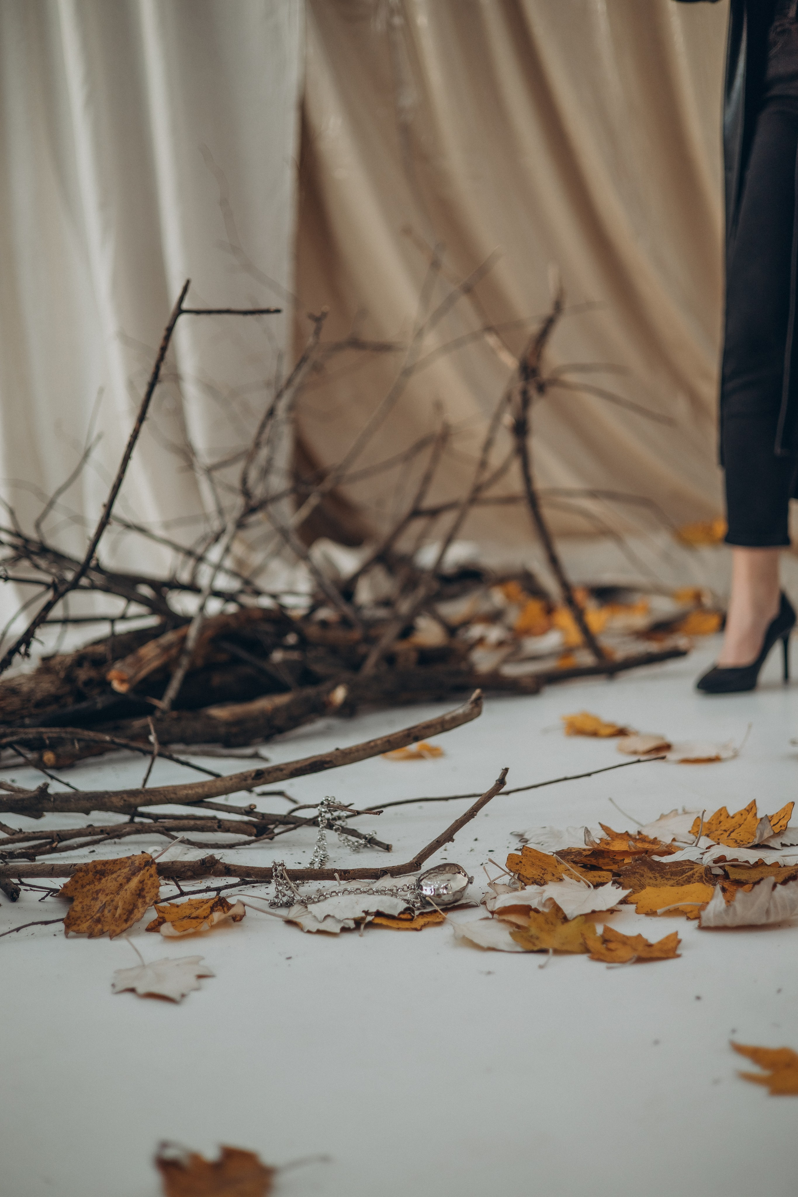 Осень в студии. Семейный, детский, женский фотограф в Новосибирске Оля Борисова