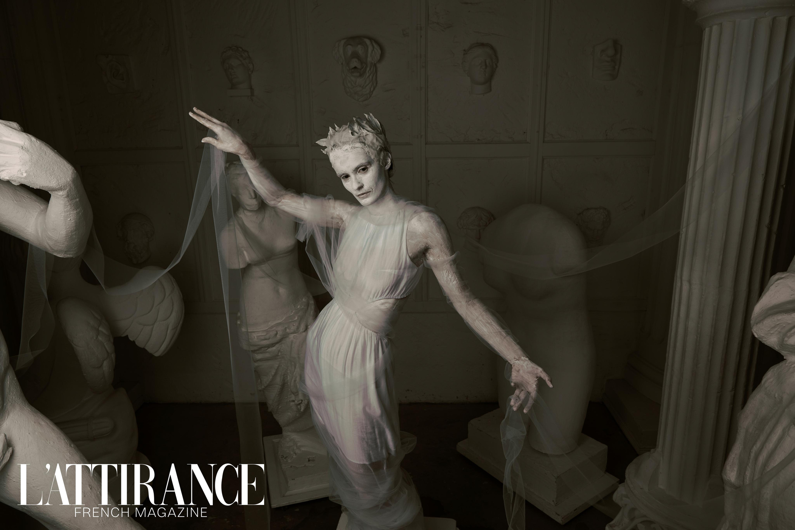 Фотосессия "Muse and Hades" в стиле знаменитого фотографа (Tim Walker). Анна Потявина. Фотограф Москва