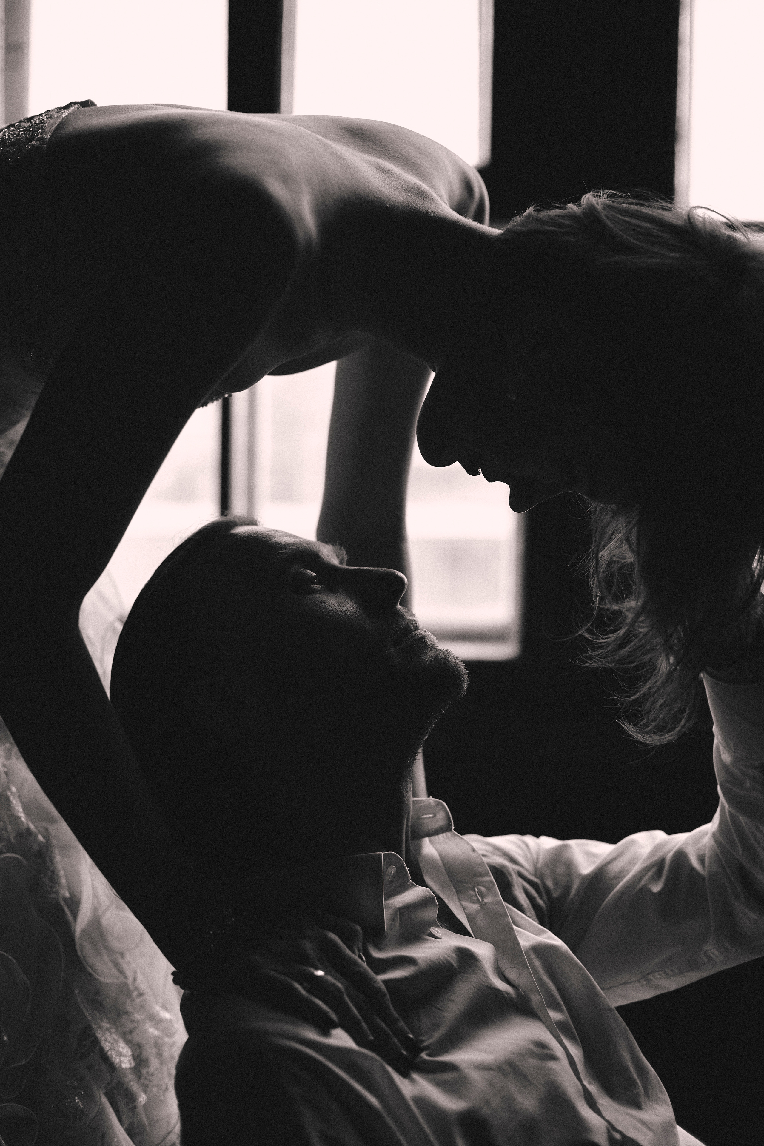 Свадебная фотосессия Авроры и Стаса в стиле Хельмута Ньютона. Анна Потявина. Фотограф Москва