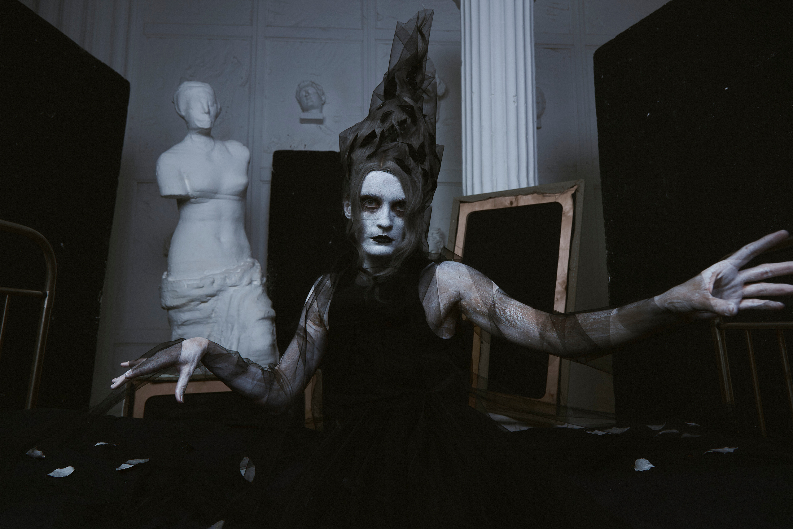 Фотосессия в стиле Тима Бертона (Tim Burton). Анна Потявина. Фотограф Москва