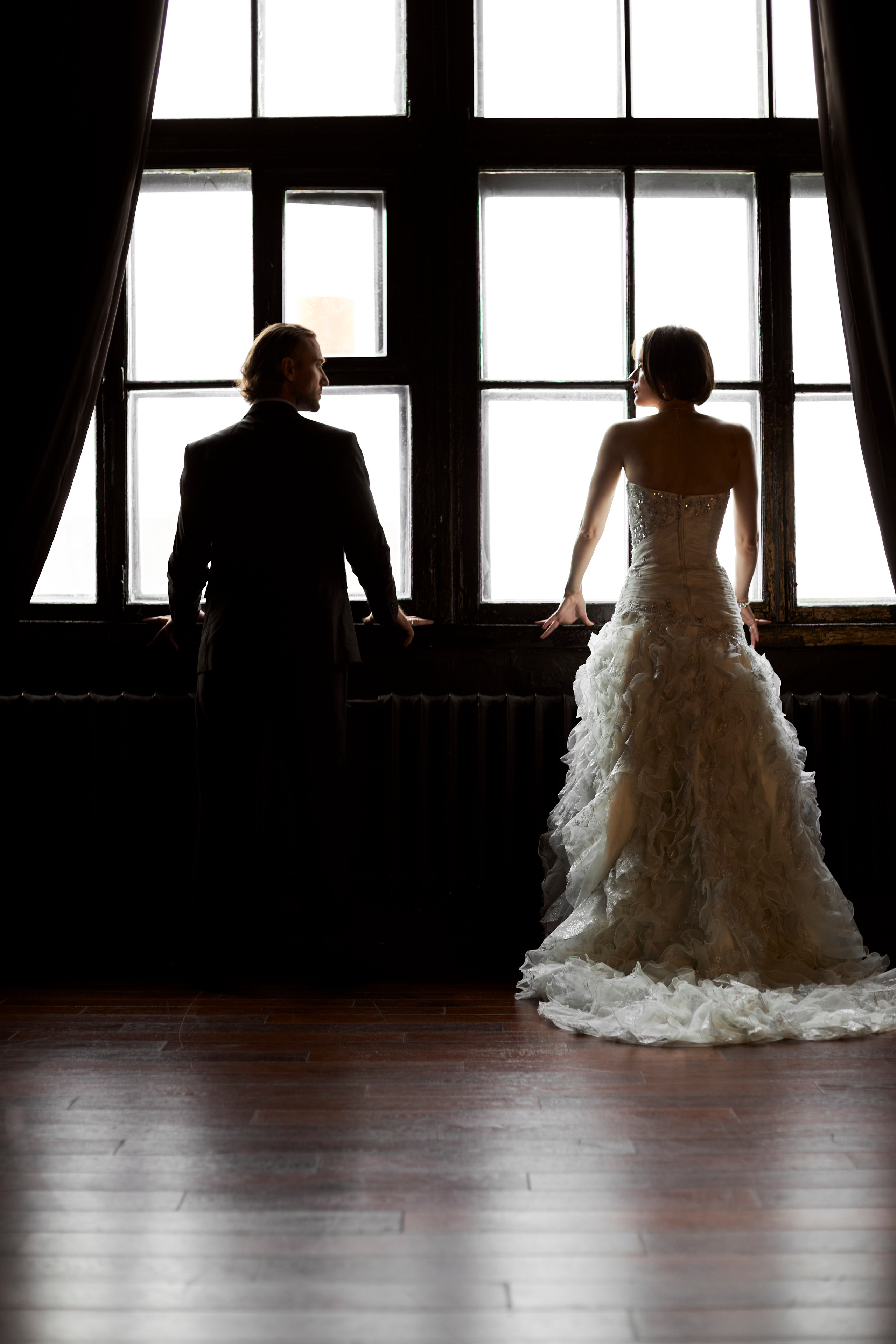 Свадебная фотосессия Авроры и Стаса в стиле Хельмута Ньютона. Анна Потявина. Фотограф Москва