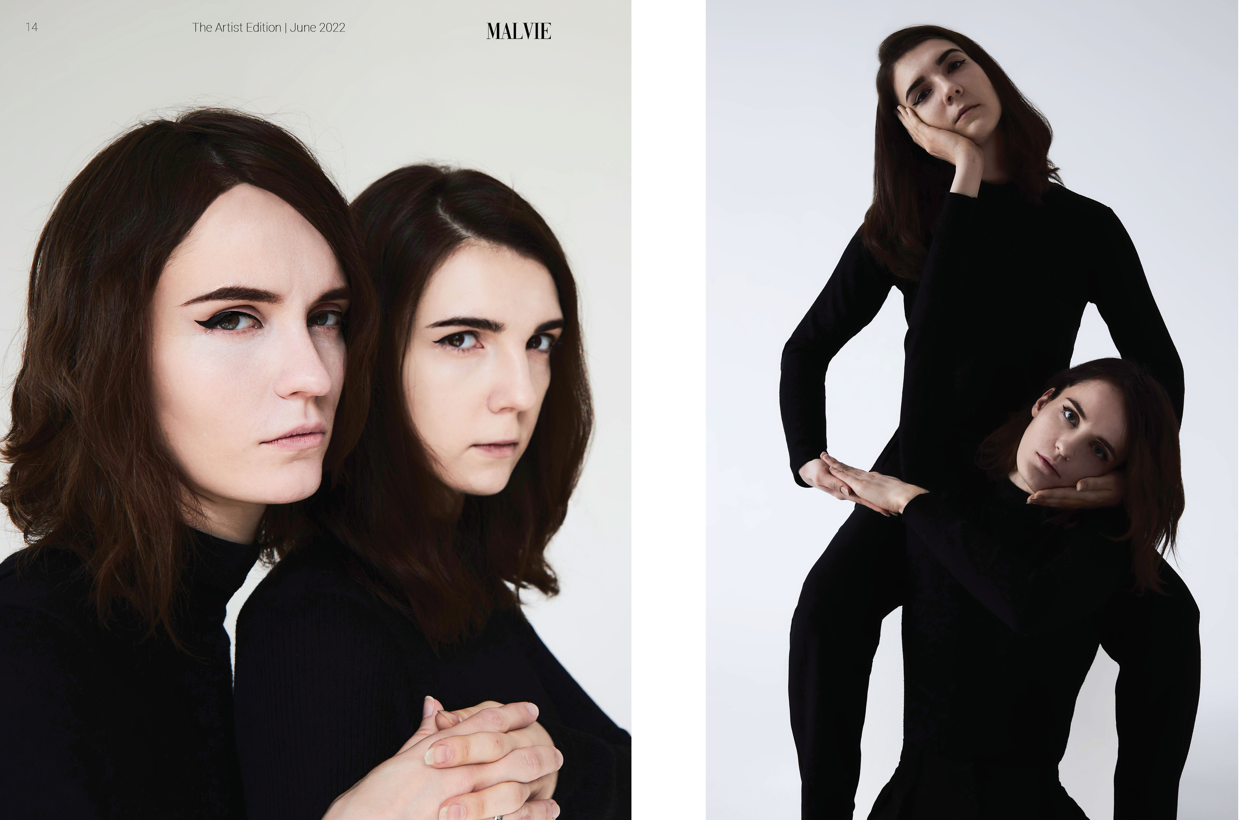 Фотосессия "Wired Twins" для двух девушек - подружек. Анна Потявина. Фотограф Москва