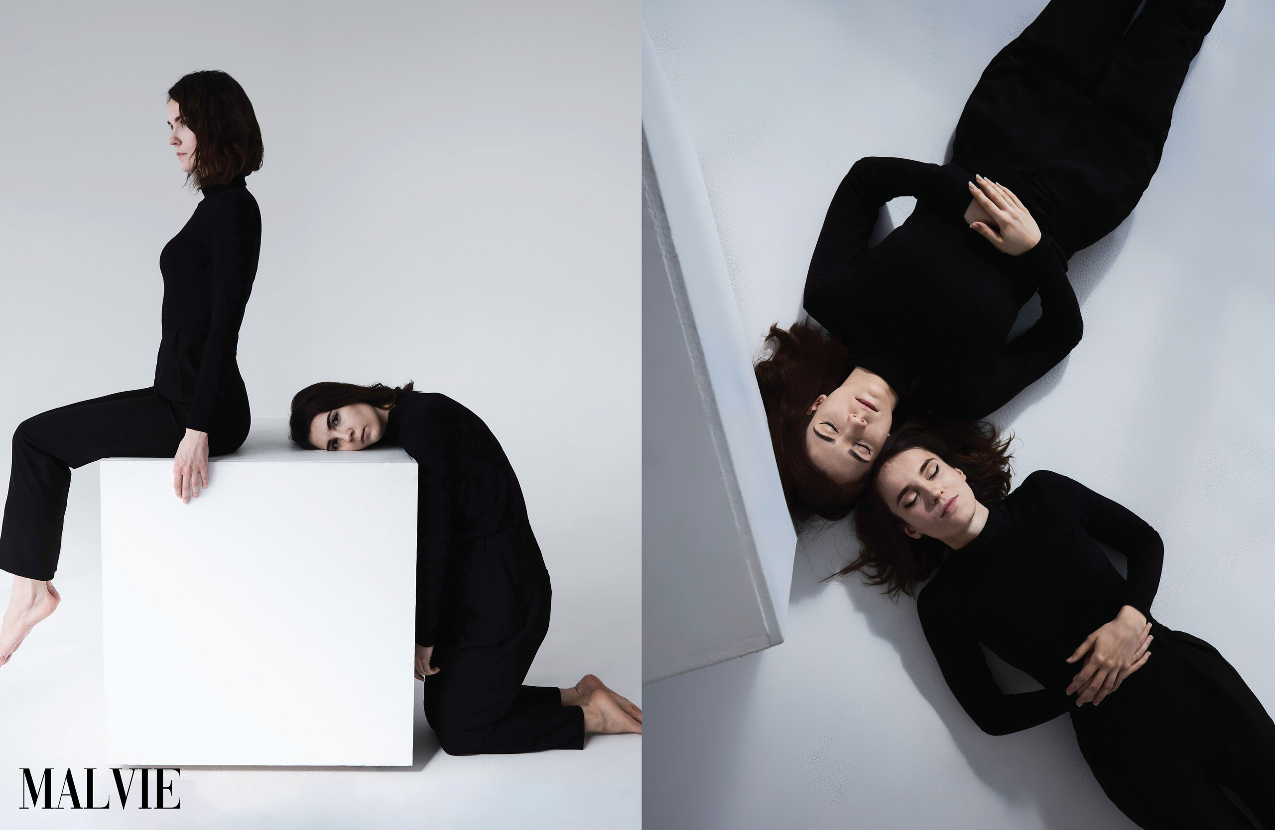 Фотосессия "Wired Twins" для двух девушек - подружек. Анна Потявина. Фотограф Москва