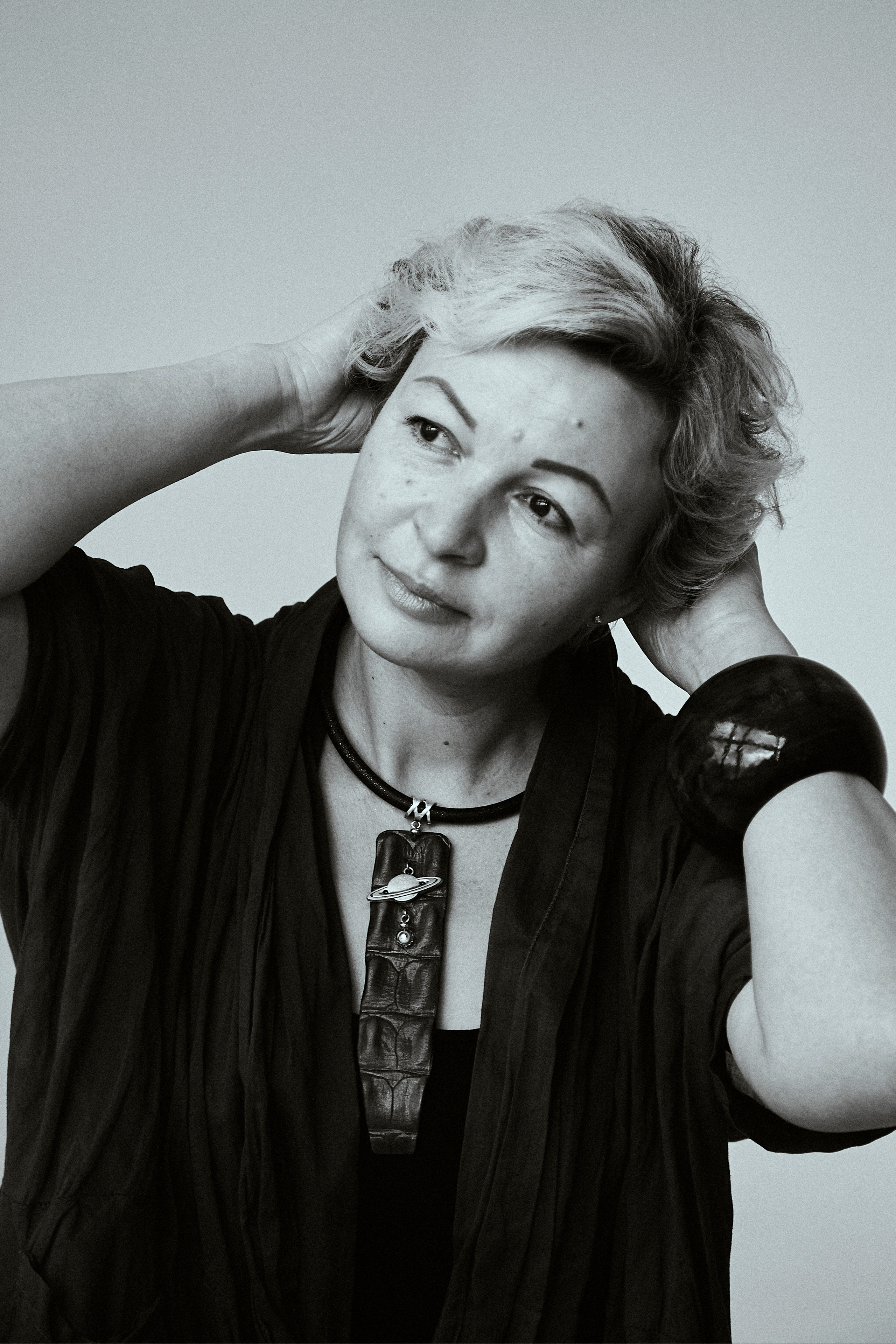 Портретная фотосессия для Ларисы в студии. Анна Потявина. Фотограф Москва